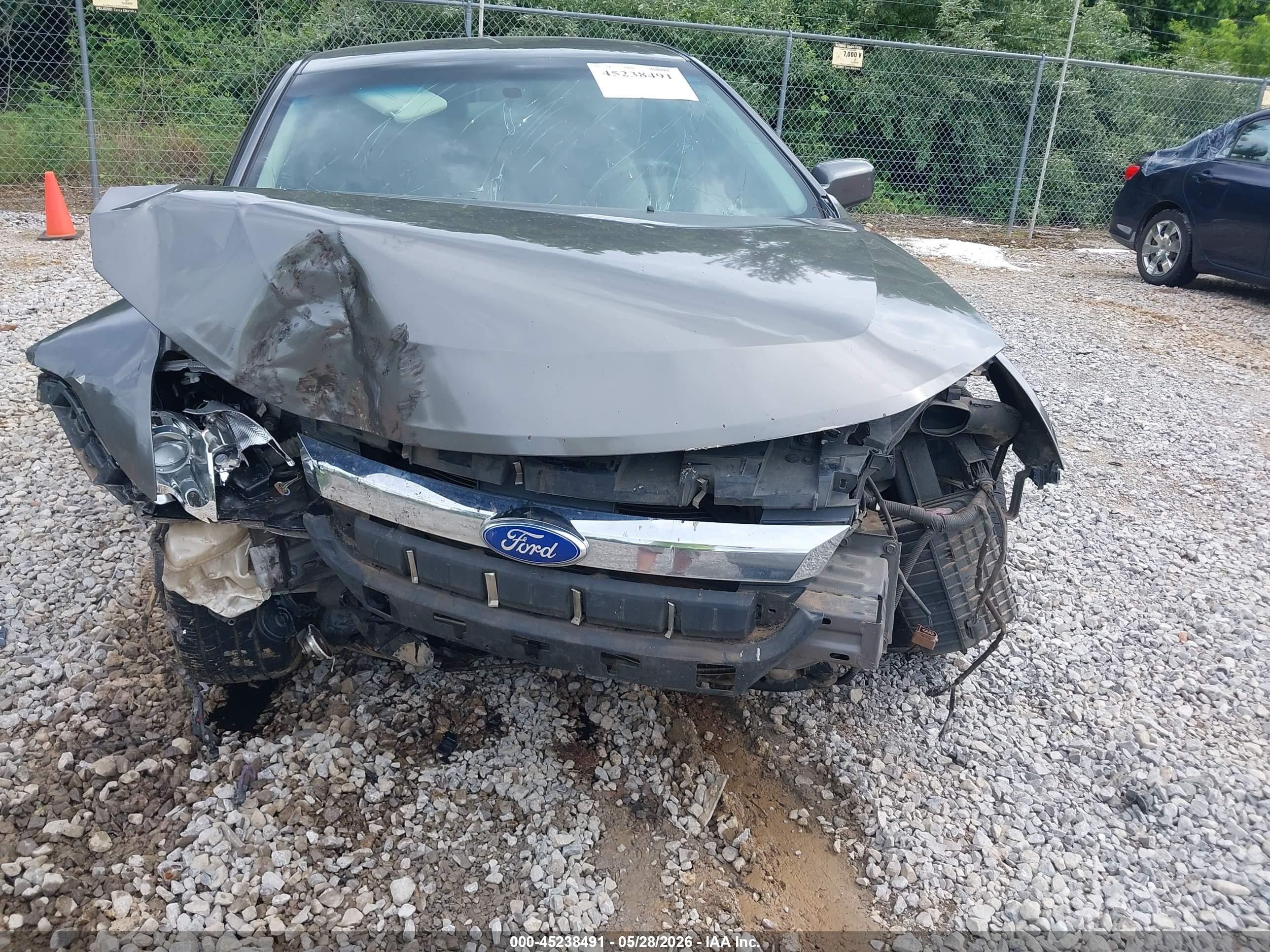 2011 Ford Fusion Se Gray vin: 3FAHP0HAXBR281695