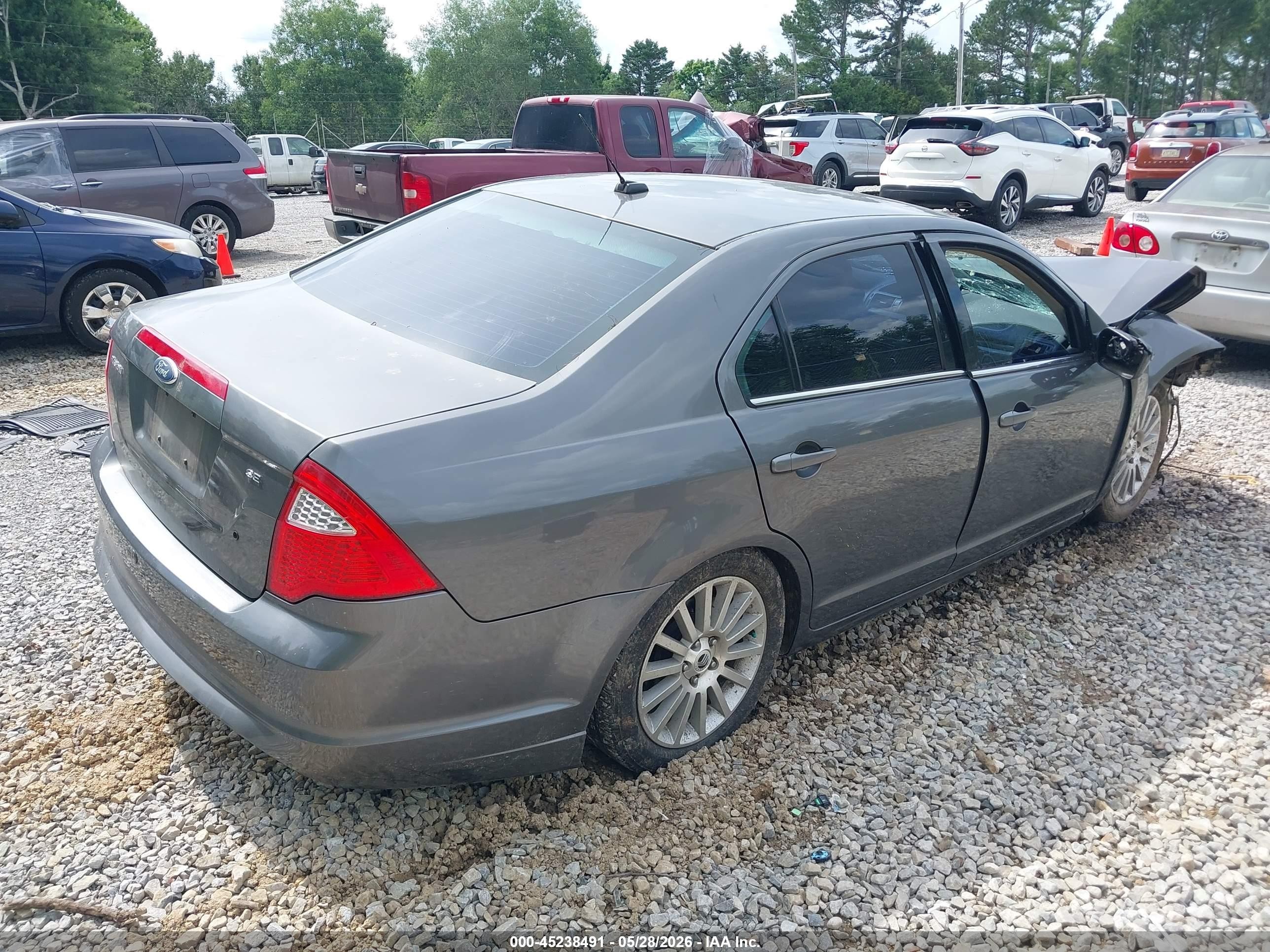 2011 Ford Fusion Se Gray vin: 3FAHP0HAXBR281695
