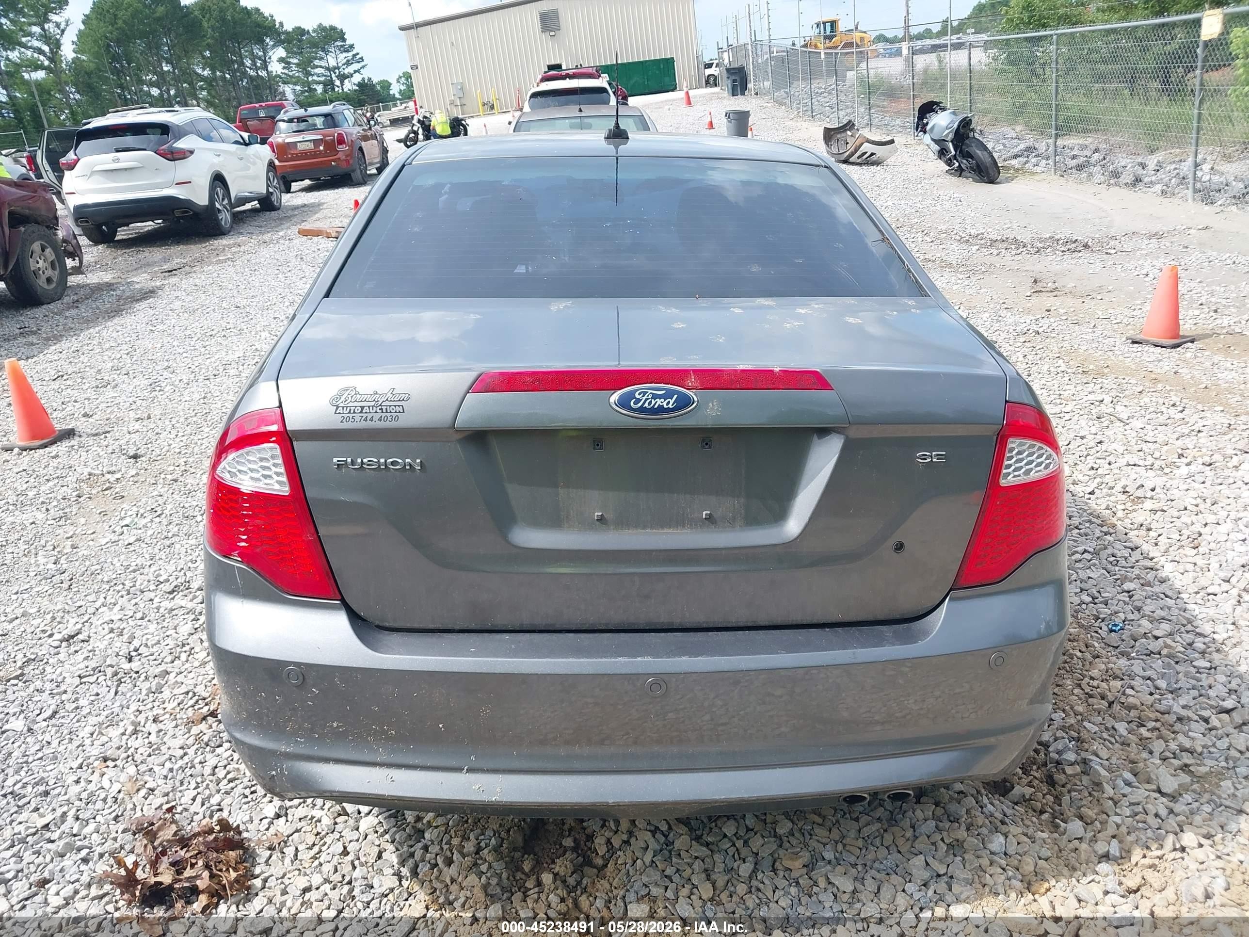 2011 Ford Fusion Se Gray vin: 3FAHP0HAXBR281695
