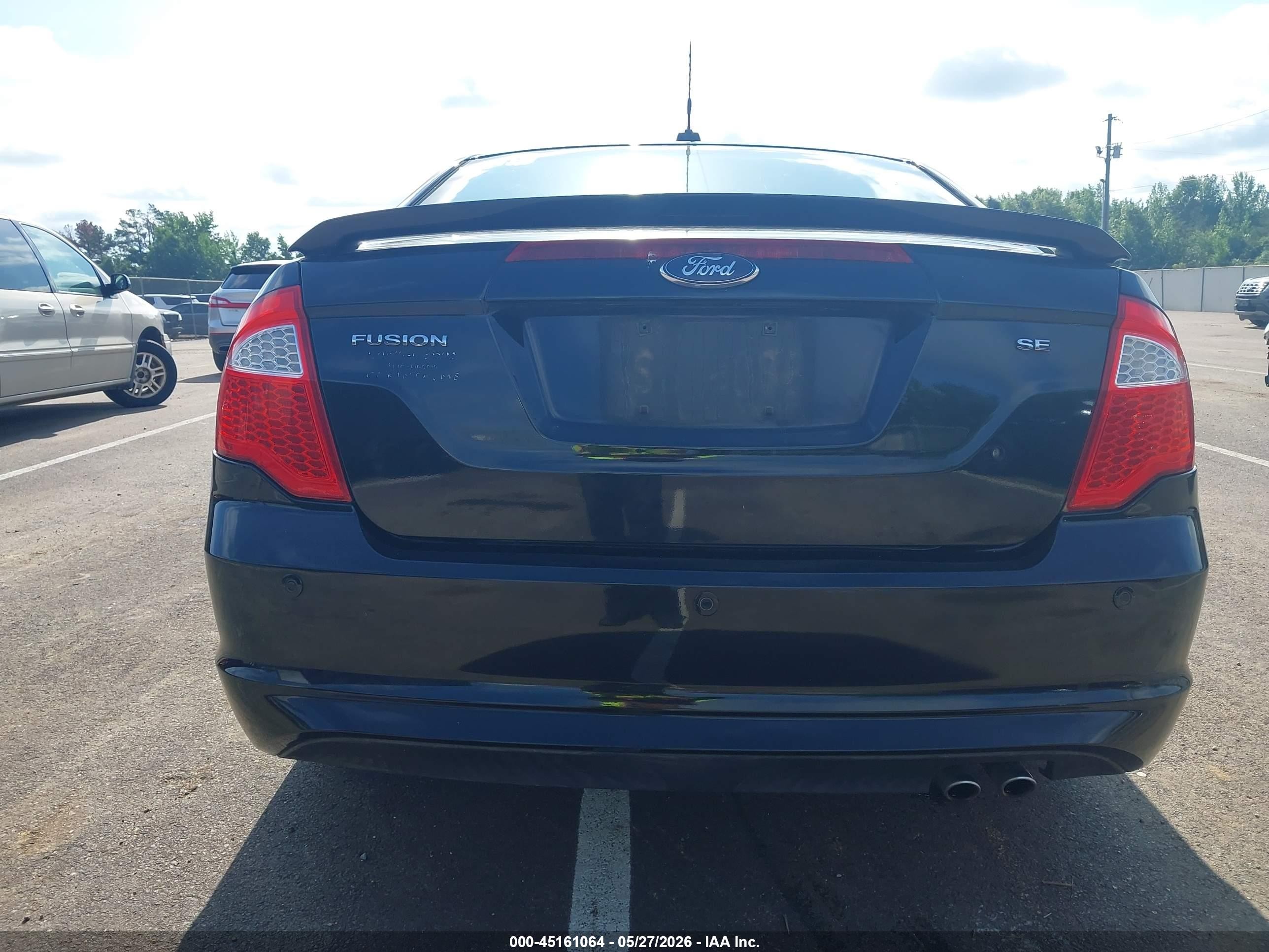 2011 Ford Fusion Se Black vin: 3FAHP0HAXBR290039