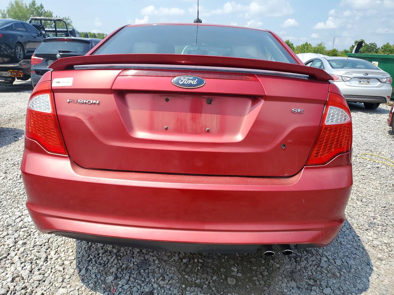 2011 Ford Fusion Se Red vin: 3FAHP0HAXBR291353
