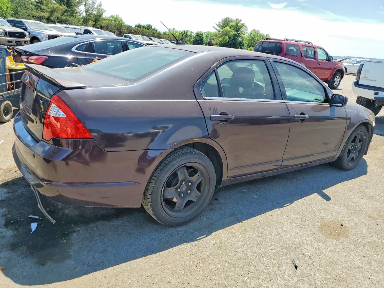 2011 Ford Fusion Se Purple vin: 3FAHP0HAXBR326876