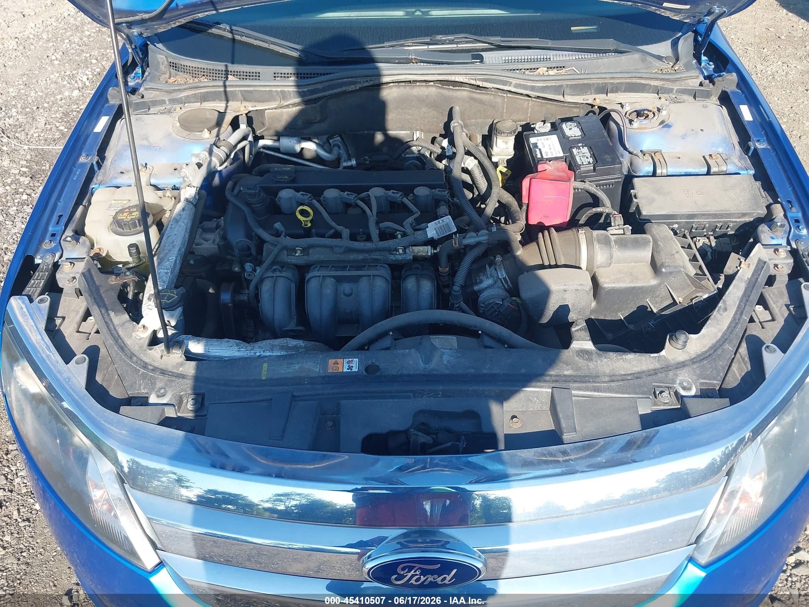 2011 Ford Fusion Se Blue vin: 3FAHP0HAXBR340017