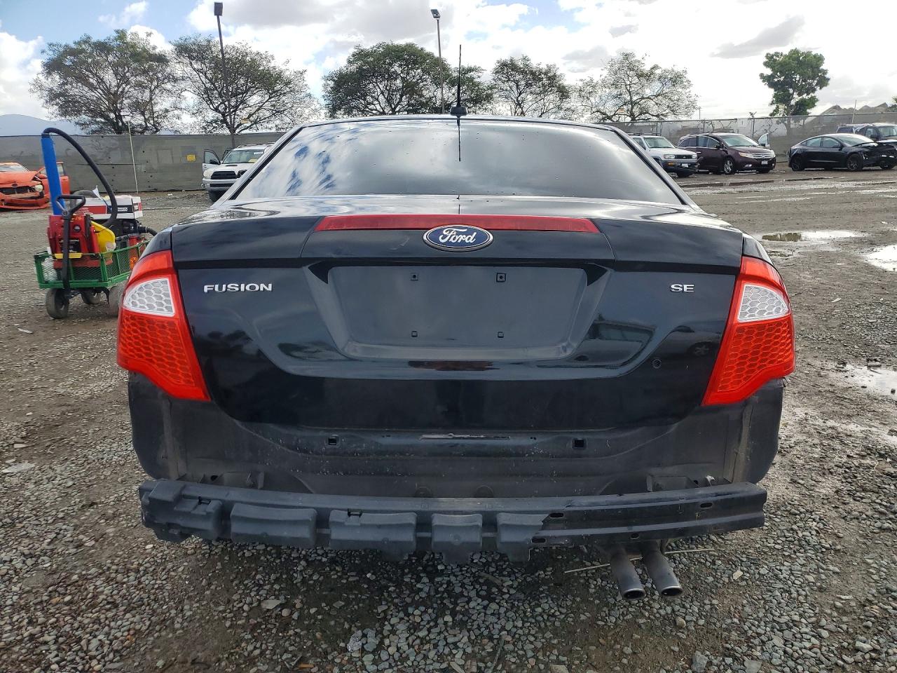 2012 Ford Fusion Se Black vin: 3FAHP0HAXCR138313