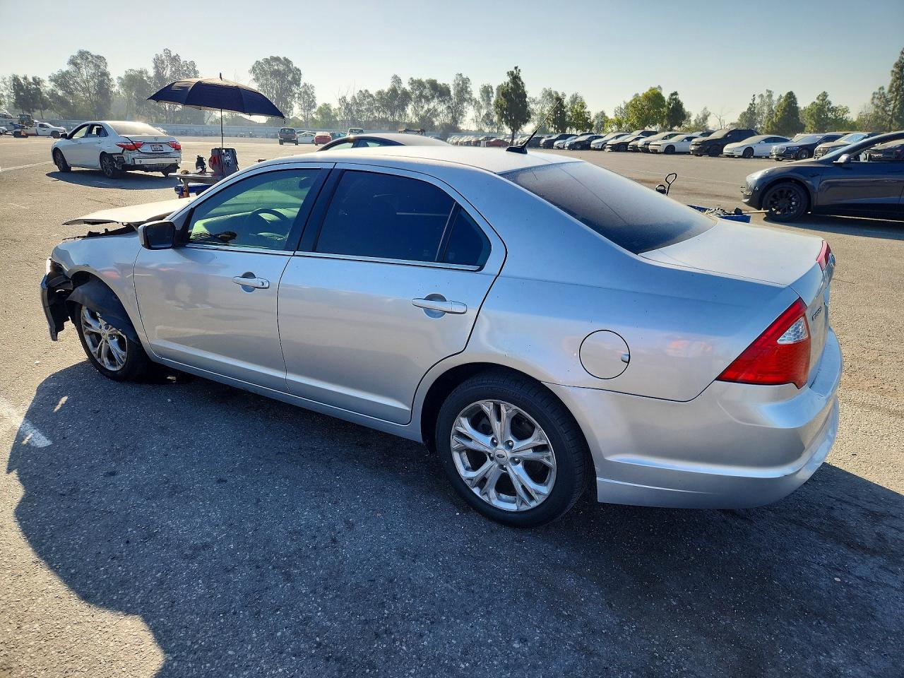 2012 Ford Fusion Se Silver vin: 3FAHP0HAXCR145200