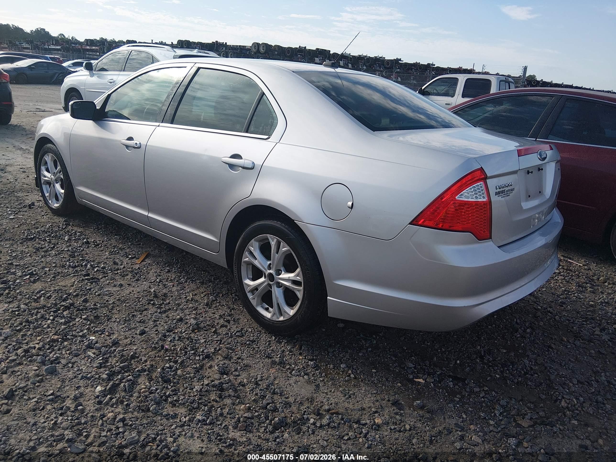 2012 Ford Fusion Se Silver vin: 3FAHP0HAXCR152244