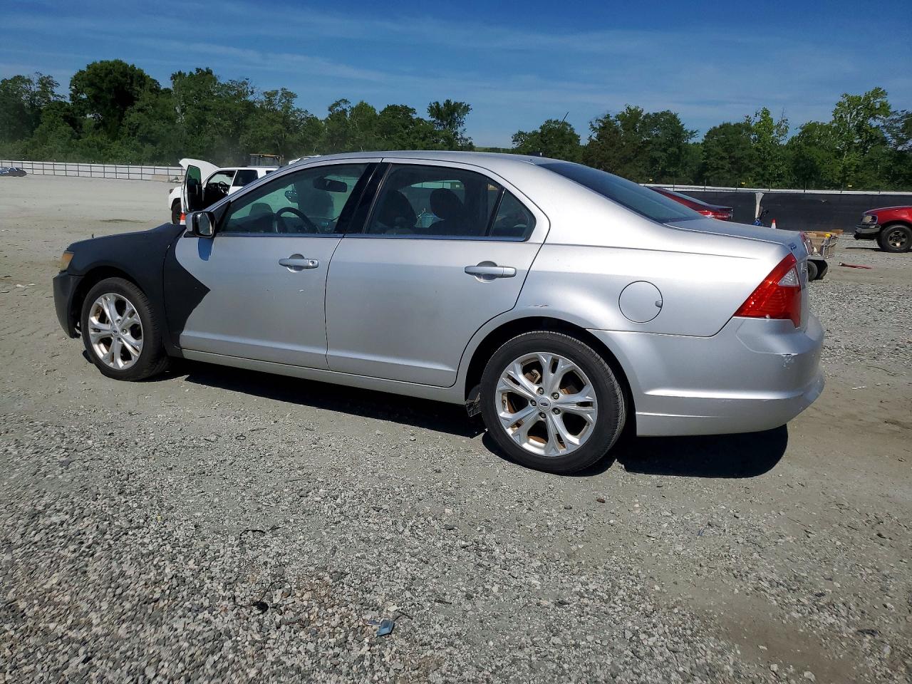 2012 Ford Fusion Se Silver vin: 3FAHP0HAXCR209476