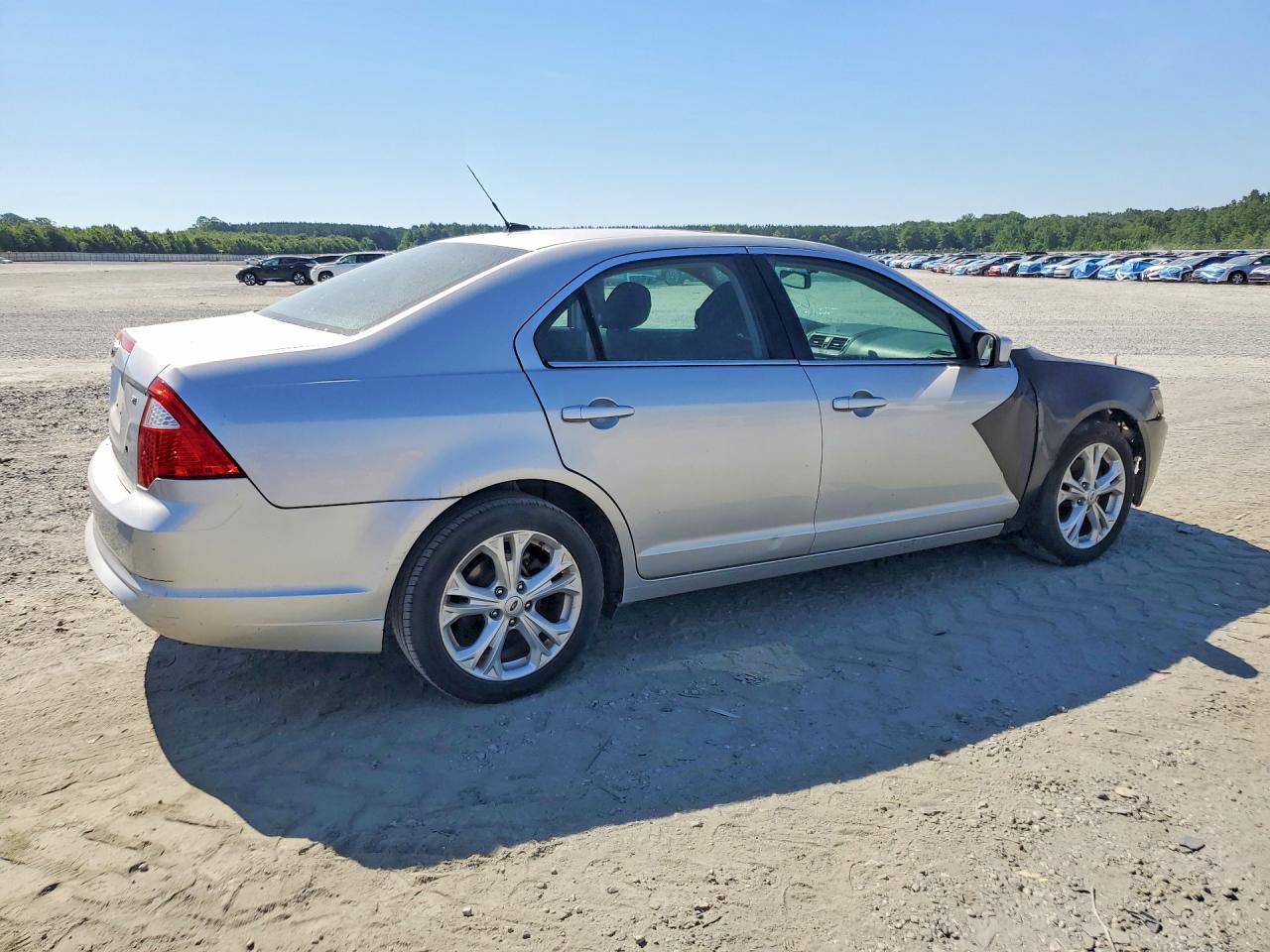 2012 Ford Fusion Se Silver vin: 3FAHP0HAXCR209476