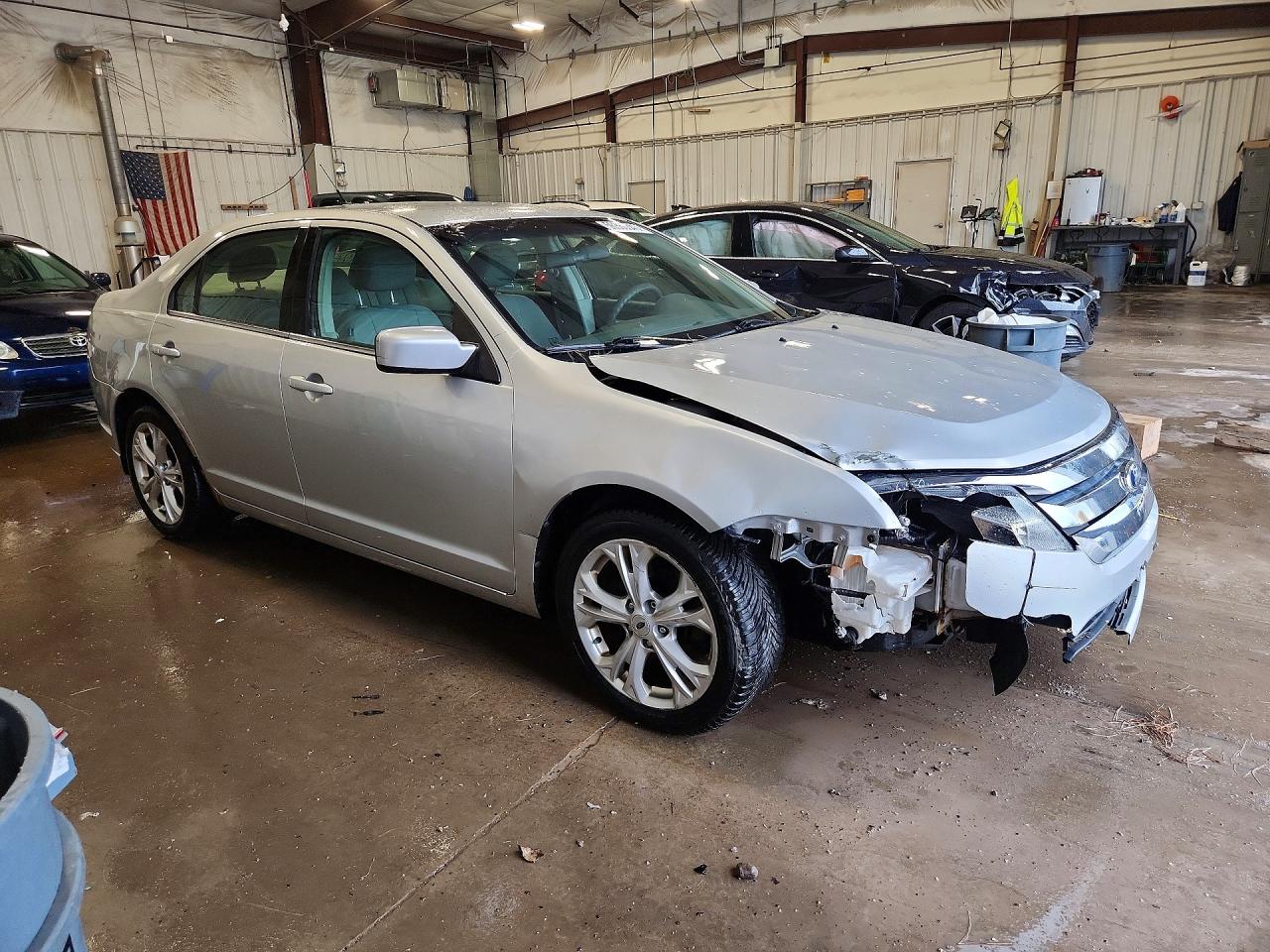 2012 Ford Fusion Se Silver vin: 3FAHP0HAXCR229596