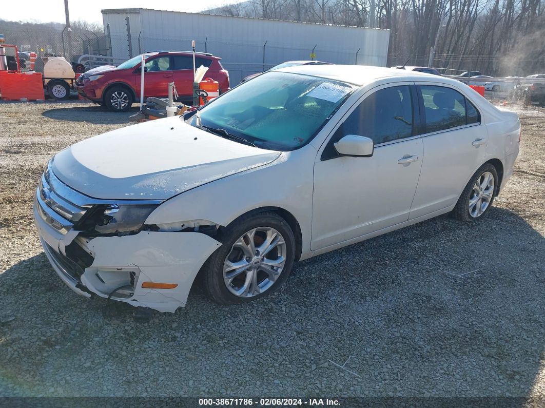 2012 Ford Fusion Se Белый vin: 3FAHP0HAXCR233308