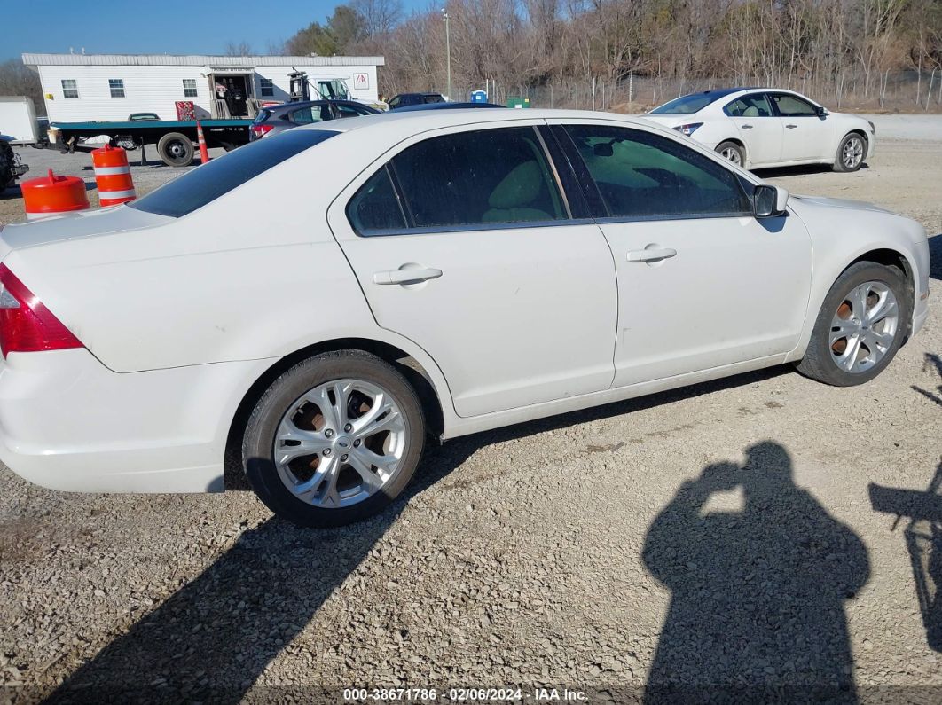 2012 Ford Fusion Se Белый vin: 3FAHP0HAXCR233308