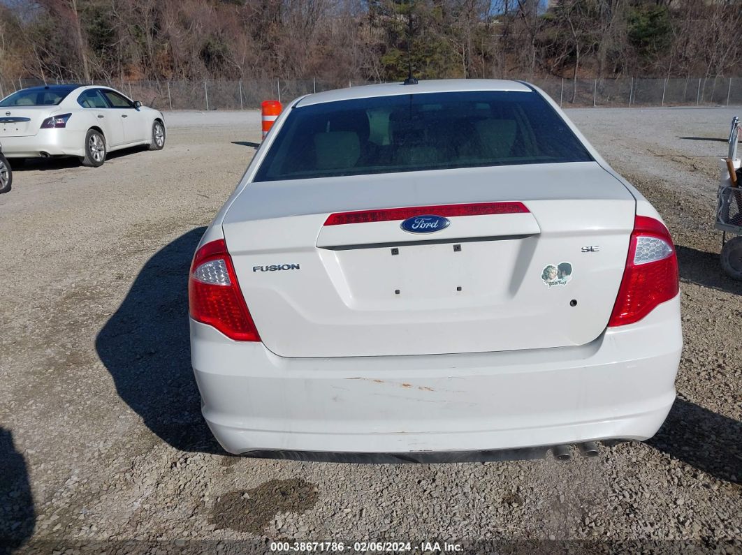 2012 Ford Fusion Se Белый vin: 3FAHP0HAXCR233308