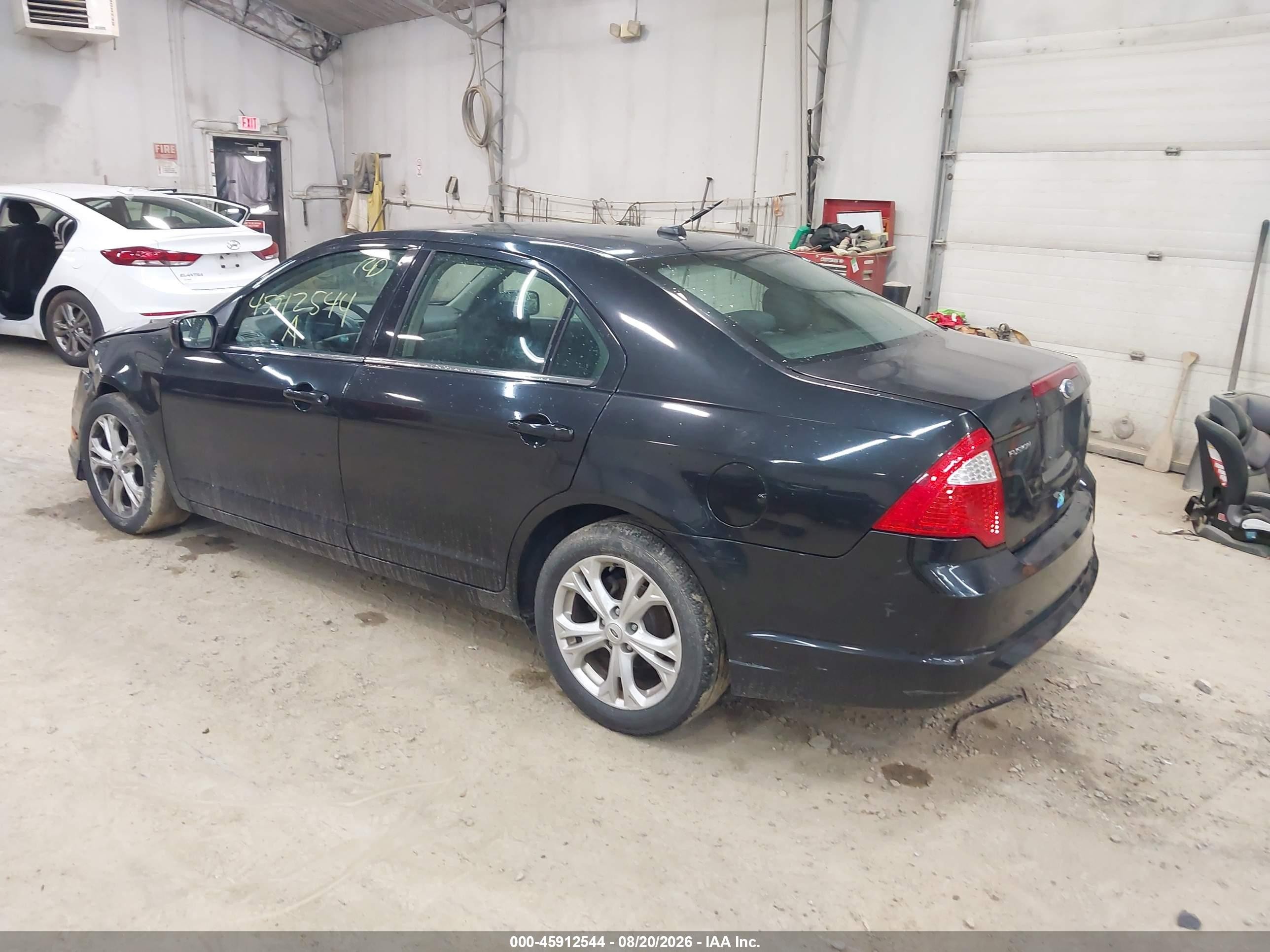 2012 Ford Fusion Se Black vin: 3FAHP0HAXCR245684