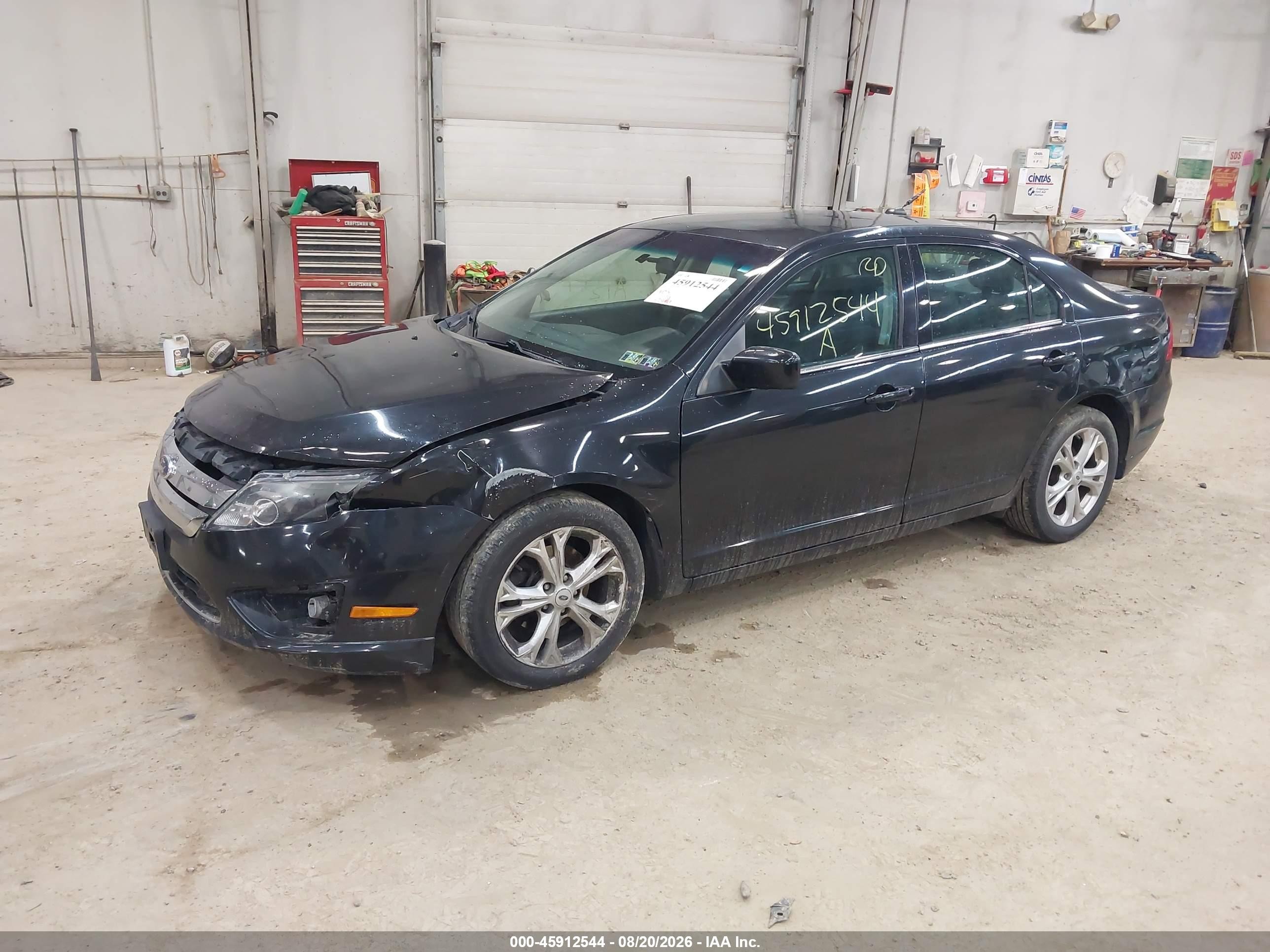 2012 Ford Fusion Se Black vin: 3FAHP0HAXCR245684