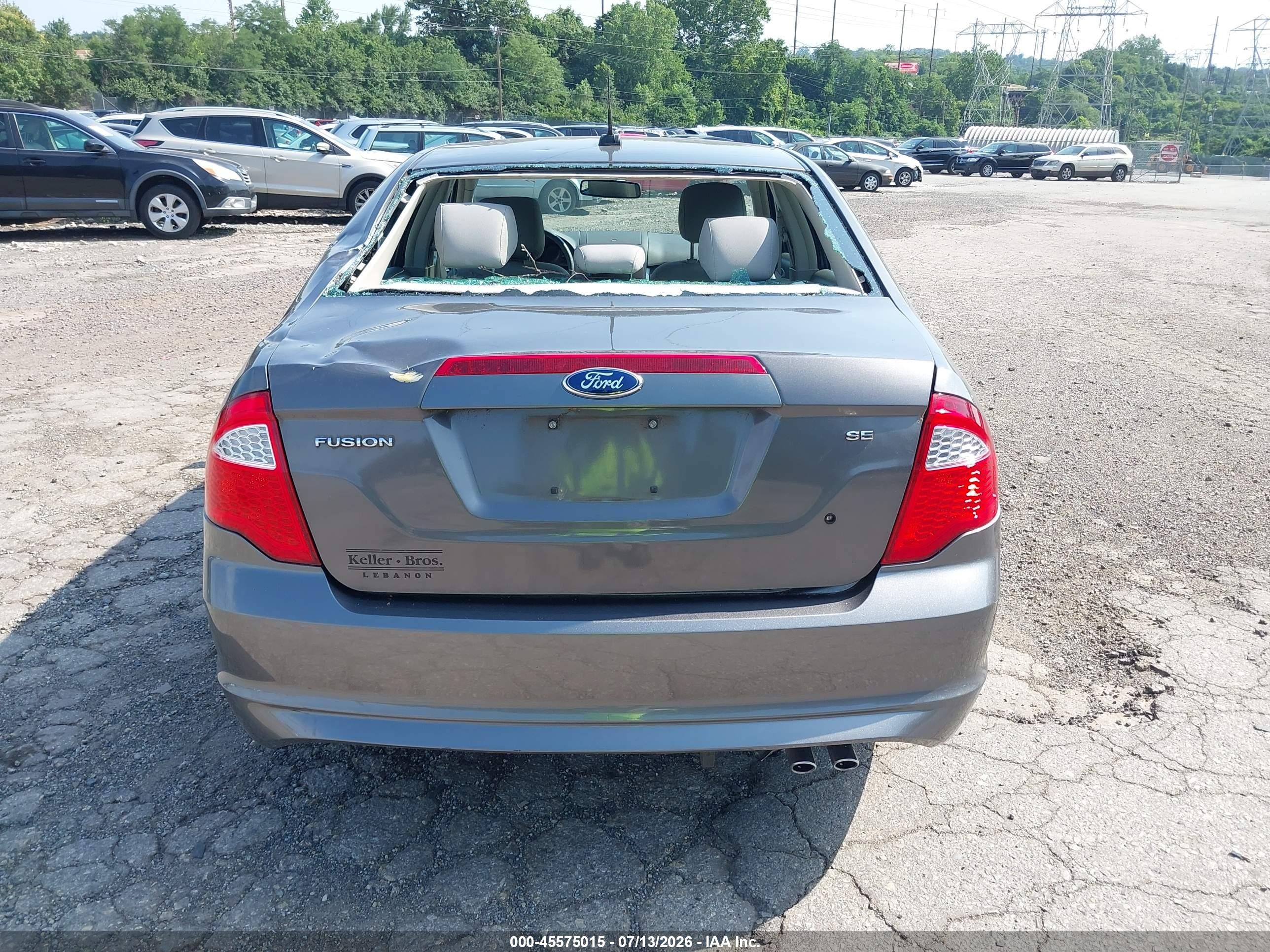 2012 Ford Fusion Se Gray vin: 3FAHP0HAXCR253672
