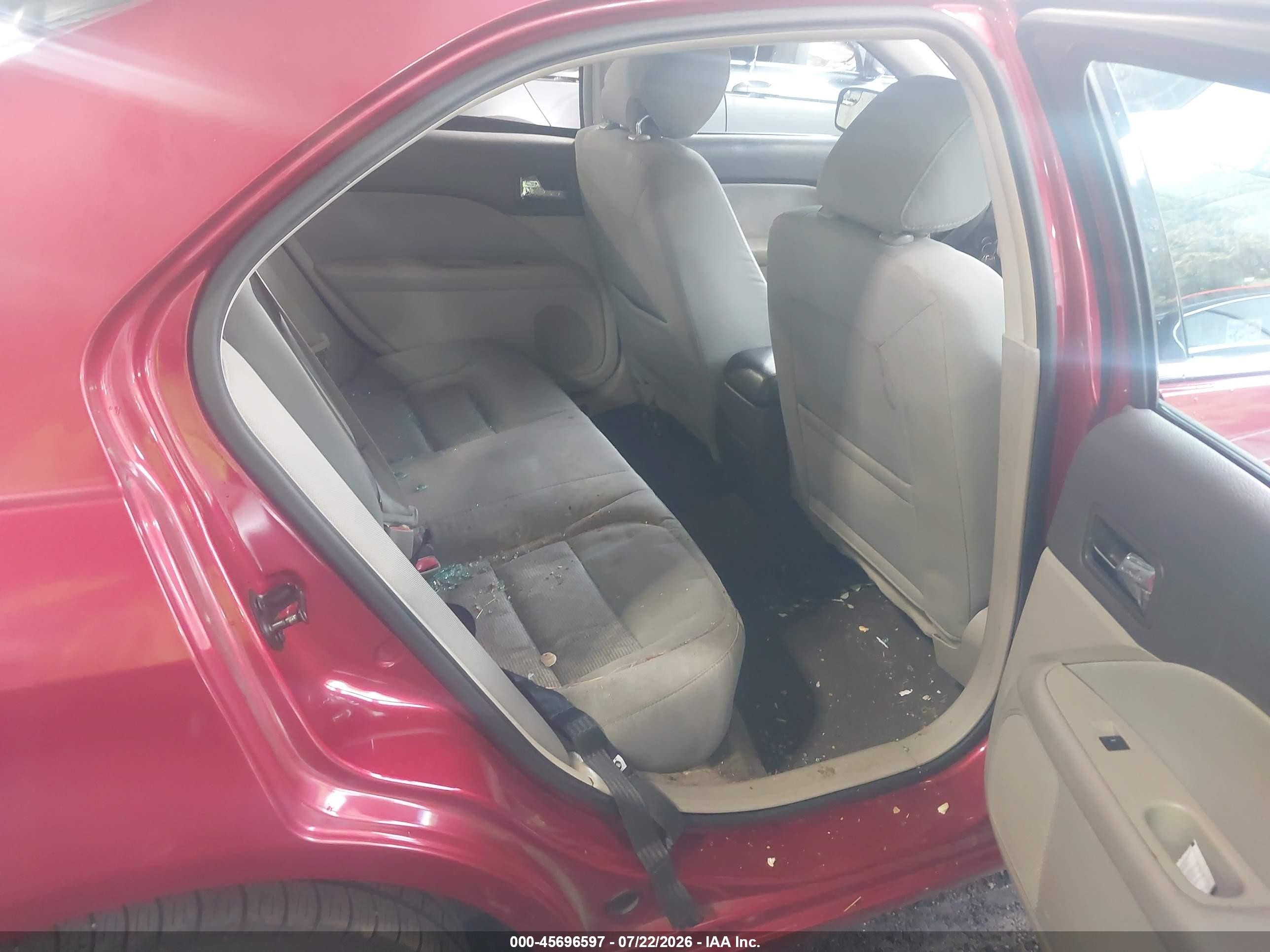 2012 Ford Fusion Se Red vin: 3FAHP0HAXCR255065