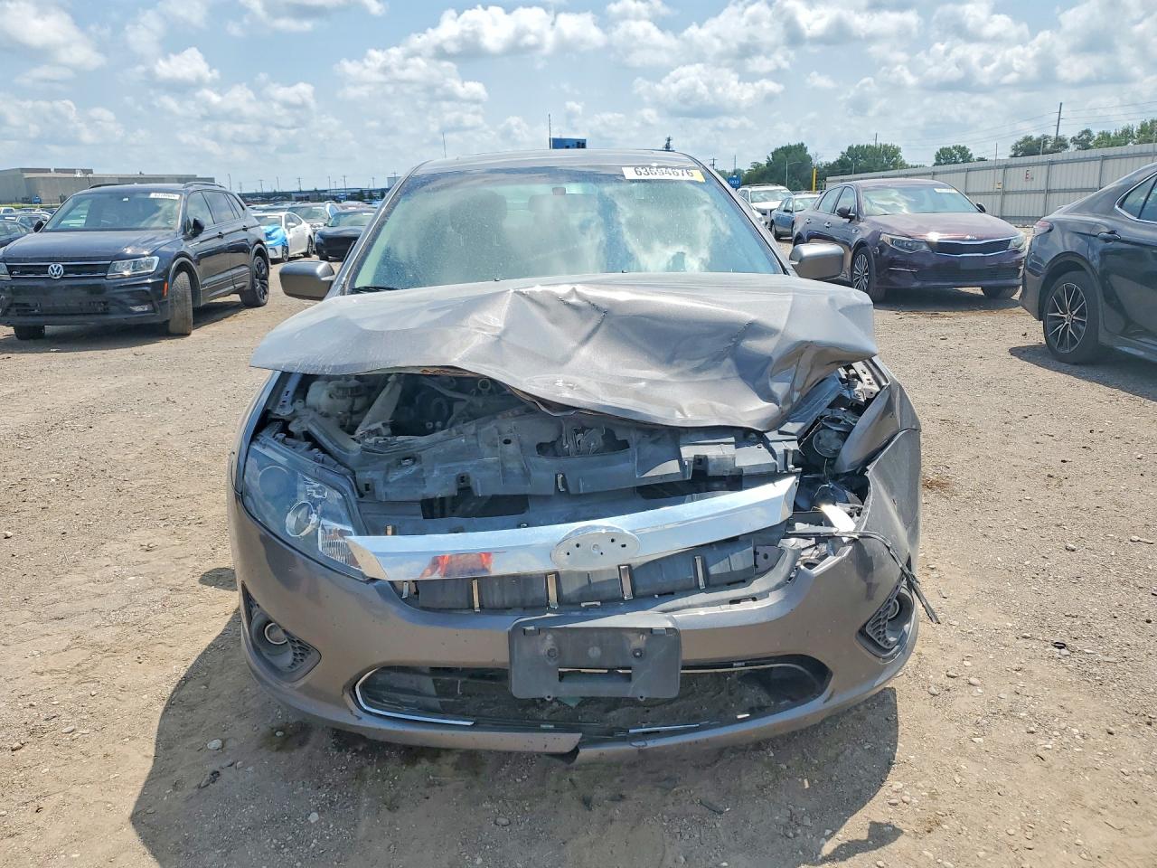 2012 Ford Fusion Se Gray vin: 3FAHP0HAXCR258824