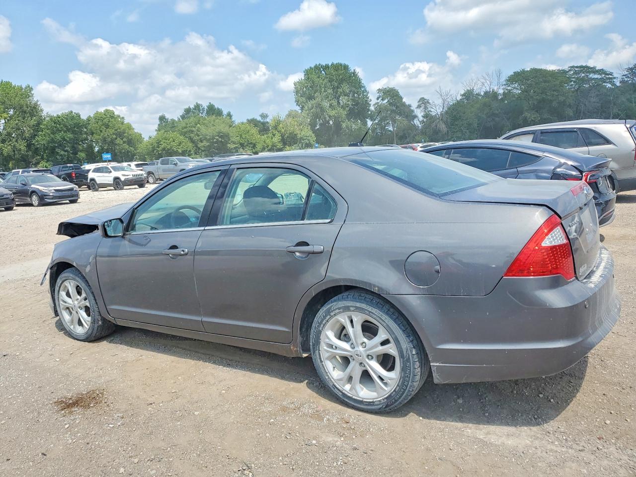 2012 Ford Fusion Se Gray vin: 3FAHP0HAXCR258824