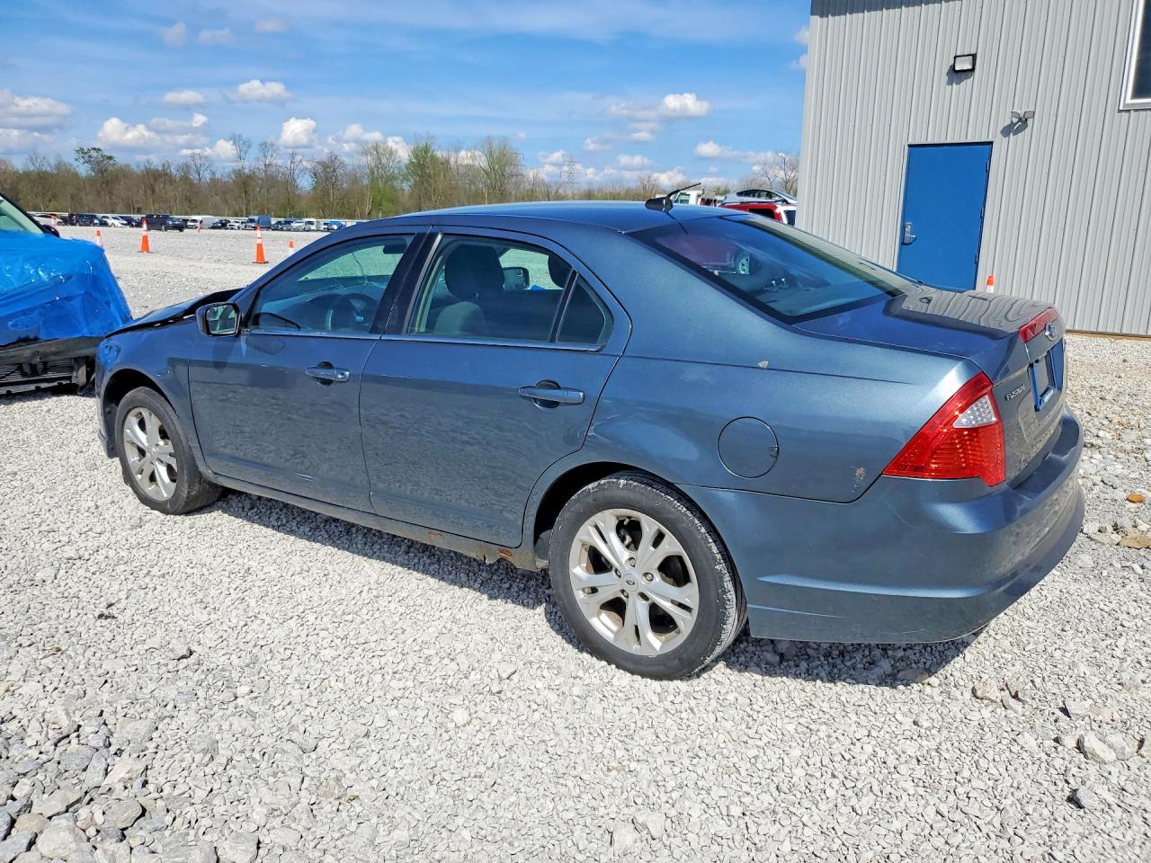 2012 Ford Fusion Se Blue vin: 3FAHP0HAXCR281892