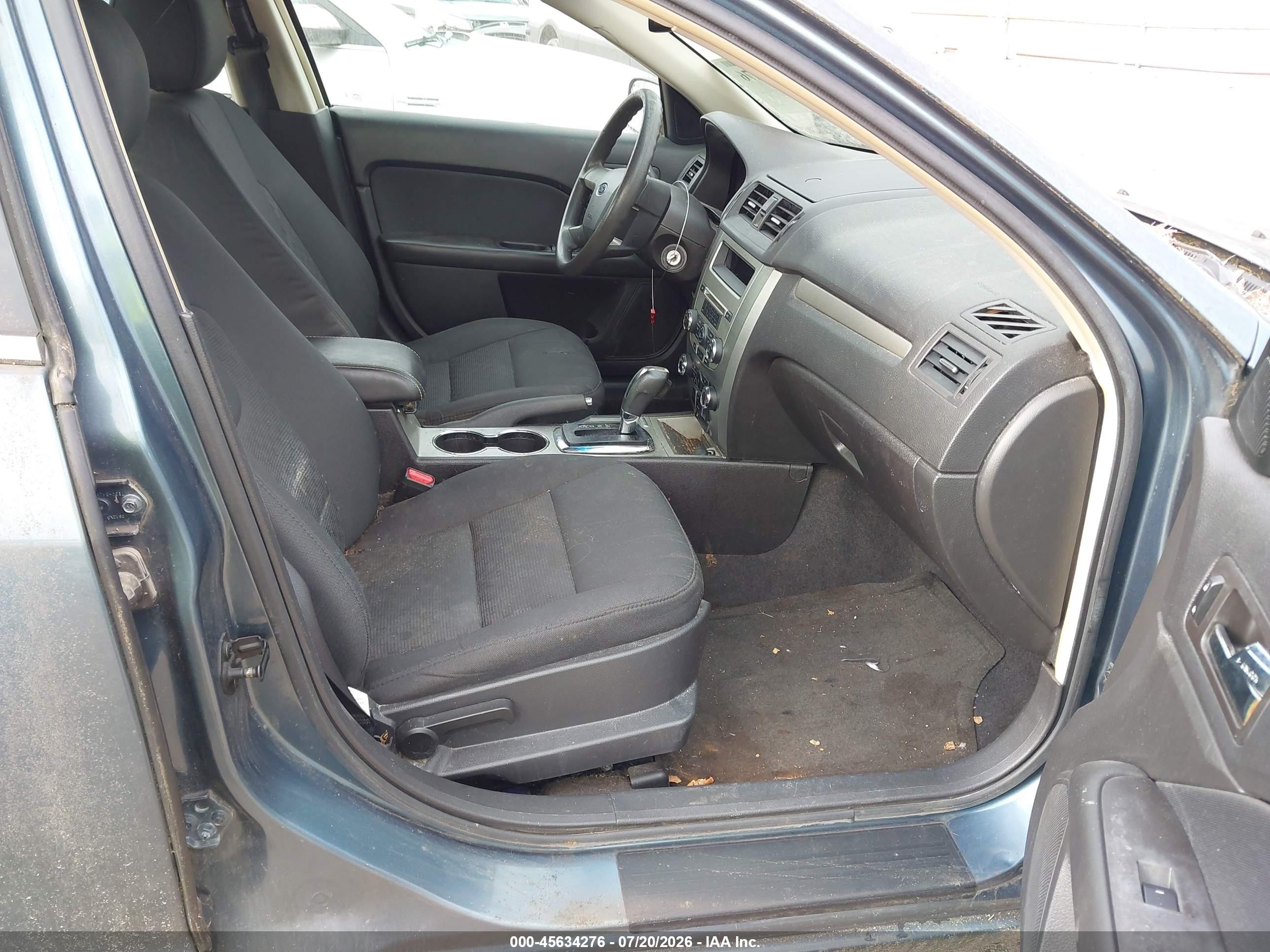 2012 Ford Fusion Se Light Blue vin: 3FAHP0HAXCR309710