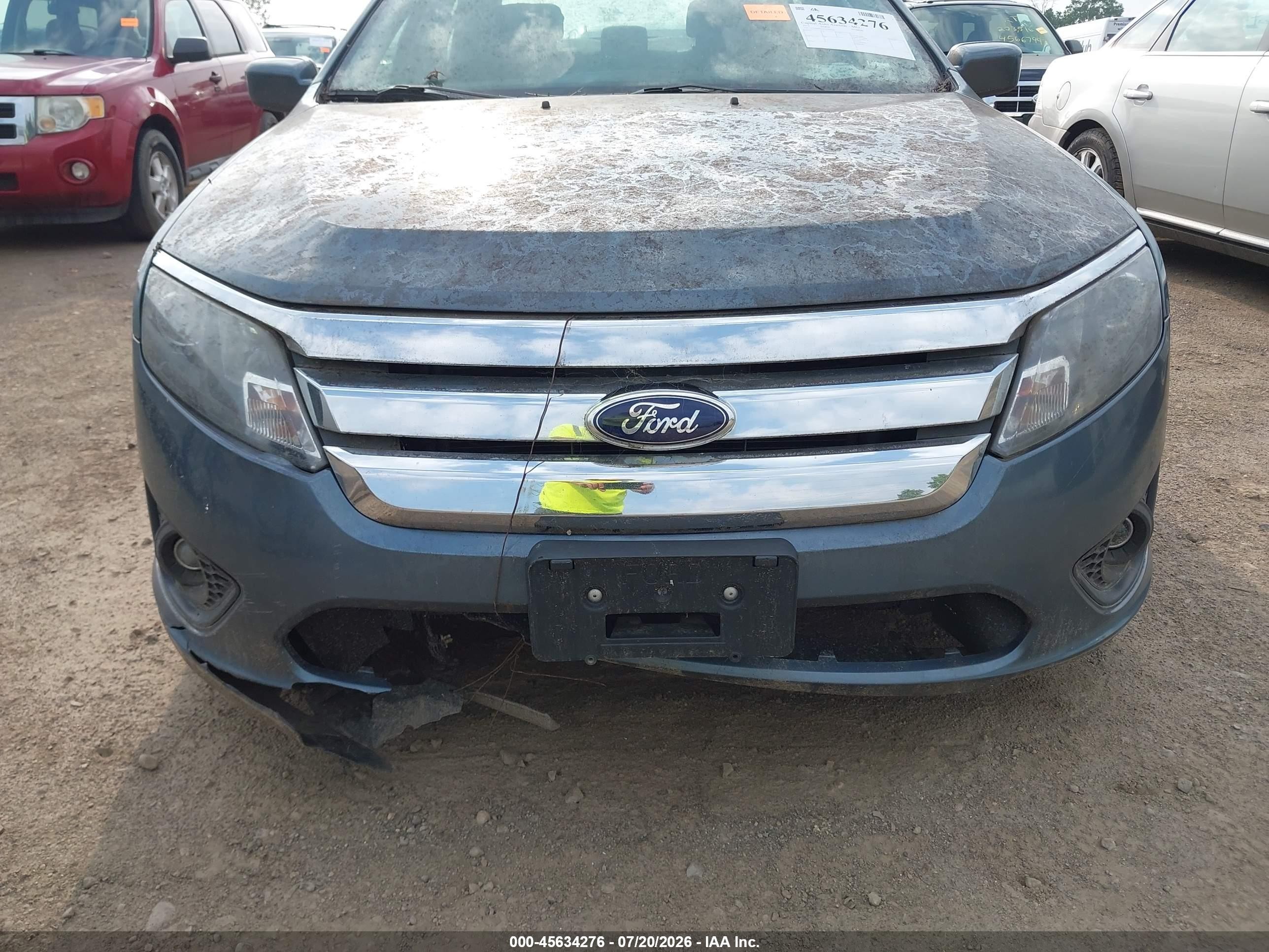 2012 Ford Fusion Se Light Blue vin: 3FAHP0HAXCR309710