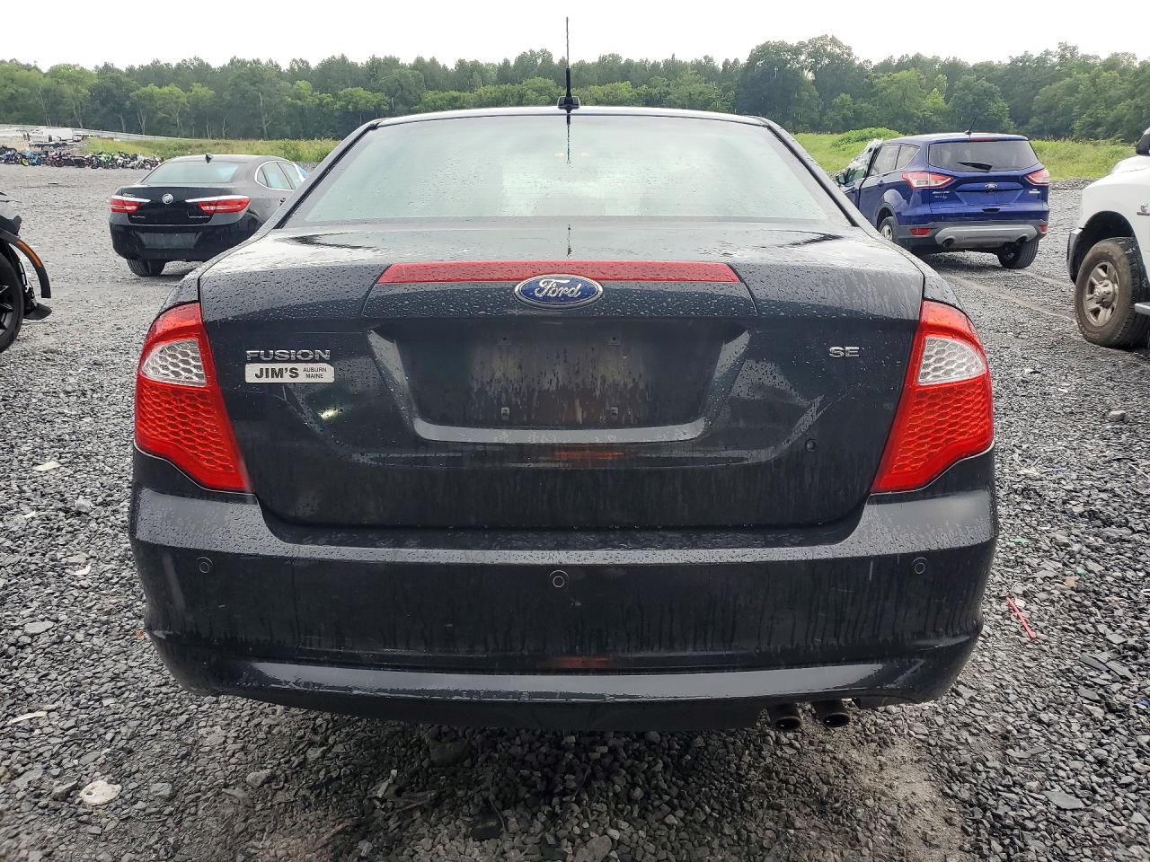 2012 Ford Fusion Se Black vin: 3FAHP0HAXCR312381