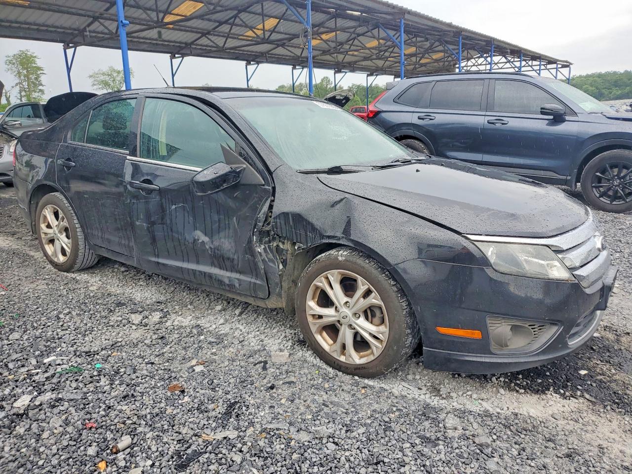 2012 Ford Fusion Se Black vin: 3FAHP0HAXCR312381