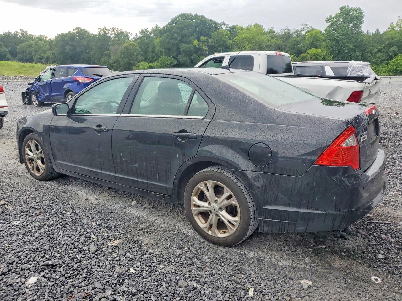 2012 Ford Fusion Se Black vin: 3FAHP0HAXCR312381