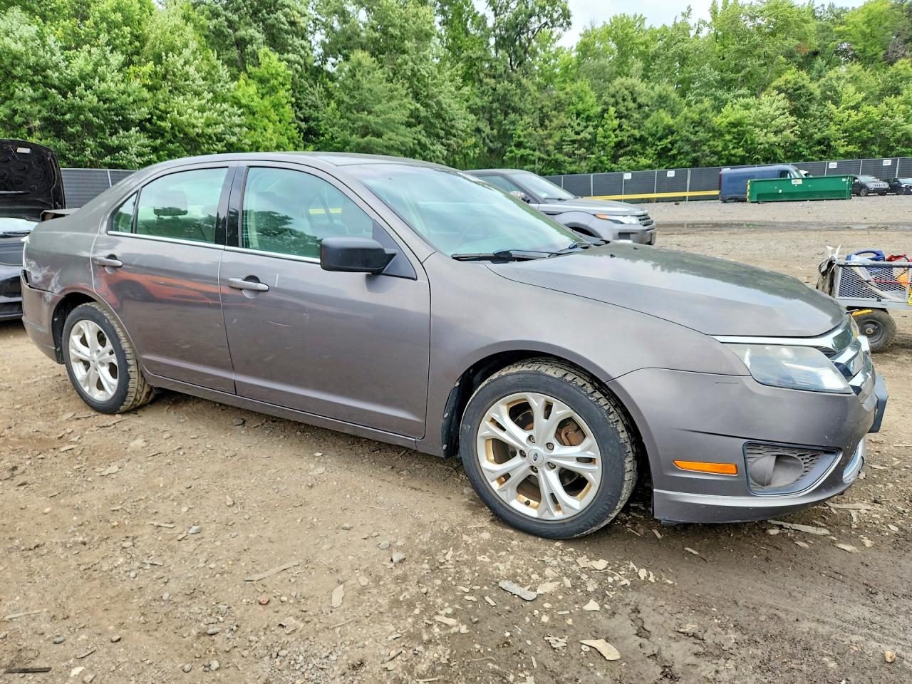 2012 Ford Fusion Se Серый vin: 3FAHP0HAXCR315068
