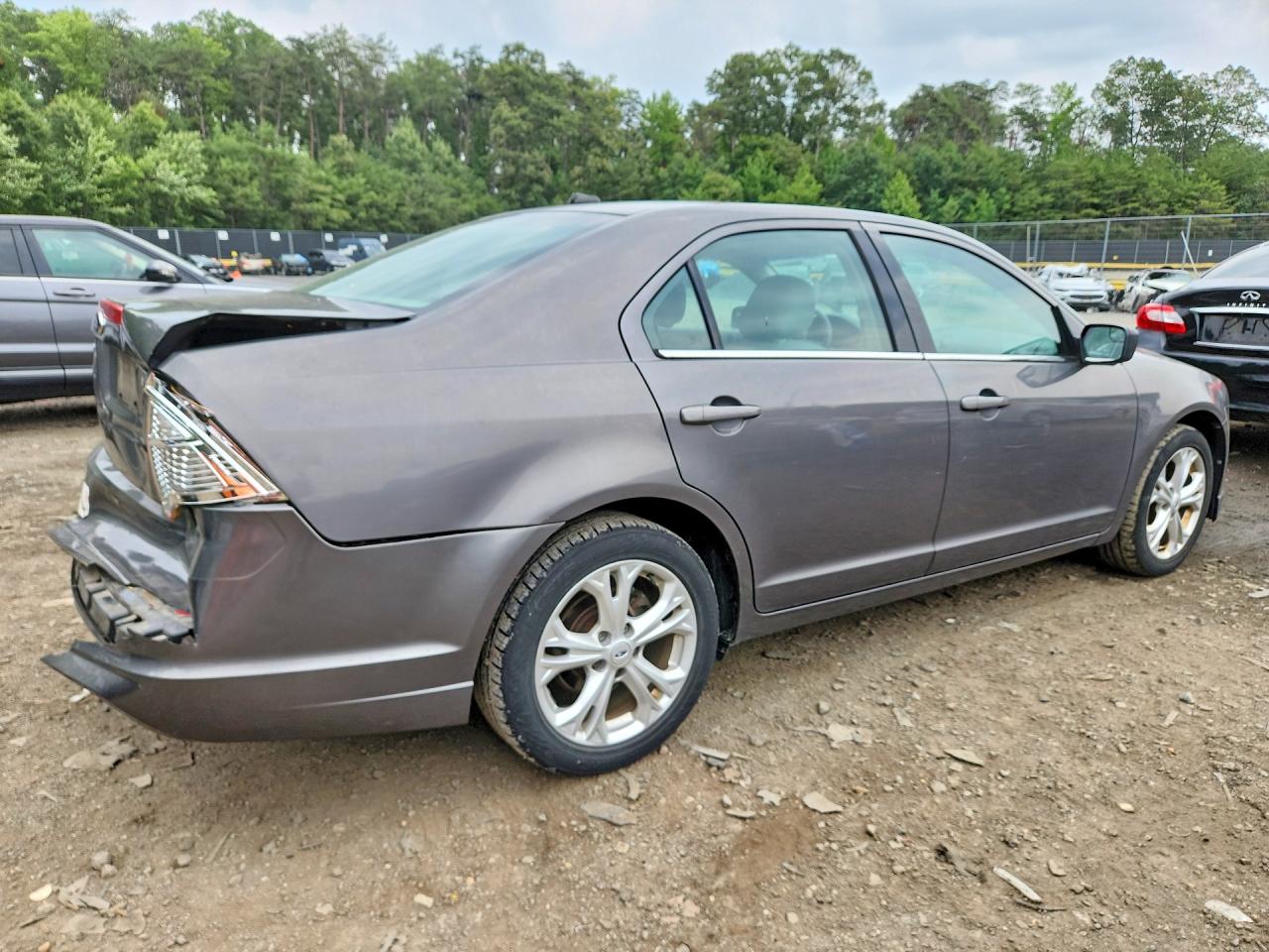 2012 Ford Fusion Se Серый vin: 3FAHP0HAXCR315068