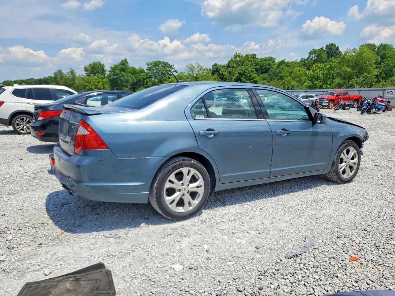 2012 Ford Fusion Se Синий vin: 3FAHP0HAXCR319749