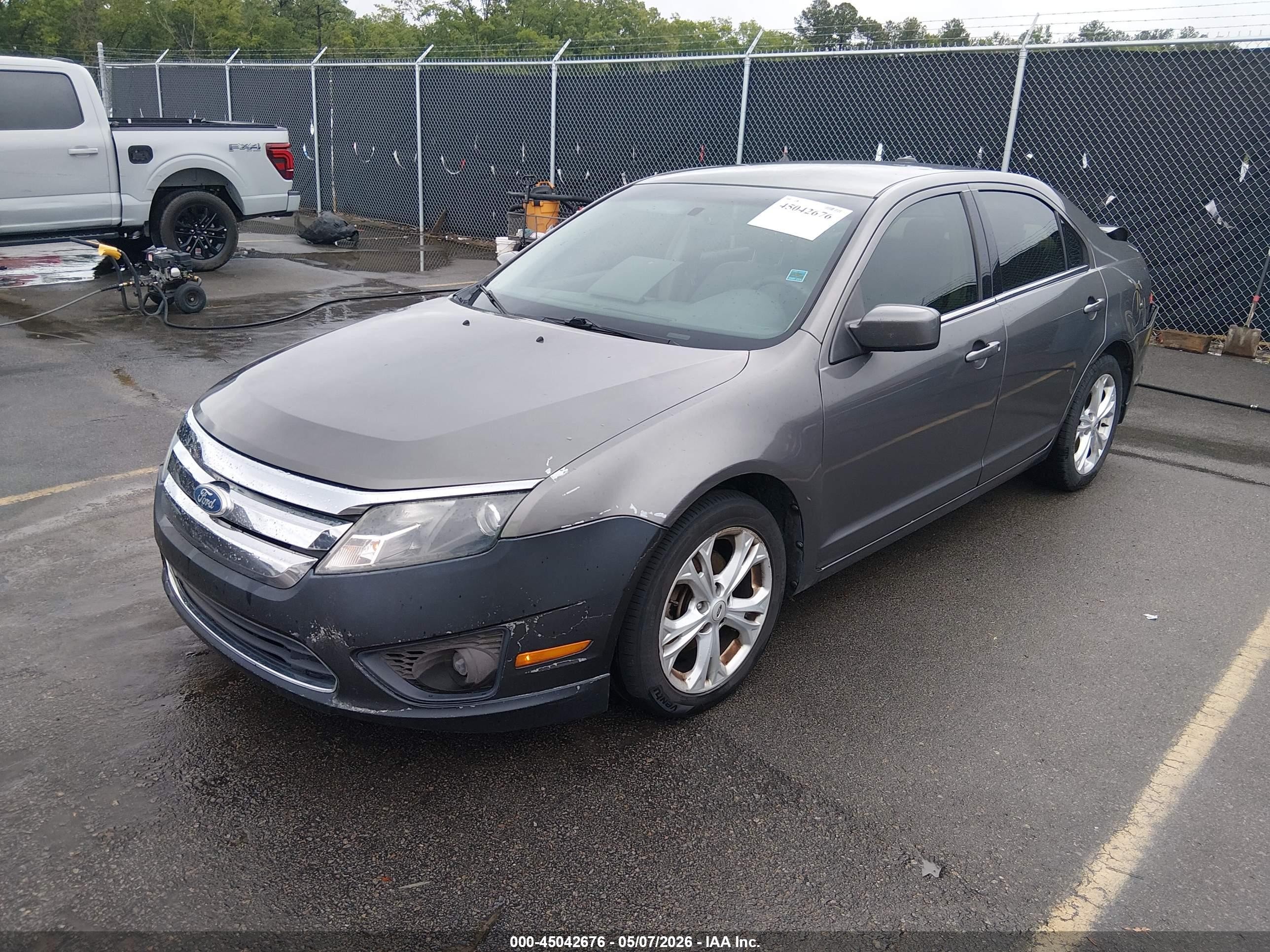 2012 Ford Fusion Se Gray vin: 3FAHP0HAXCR359801