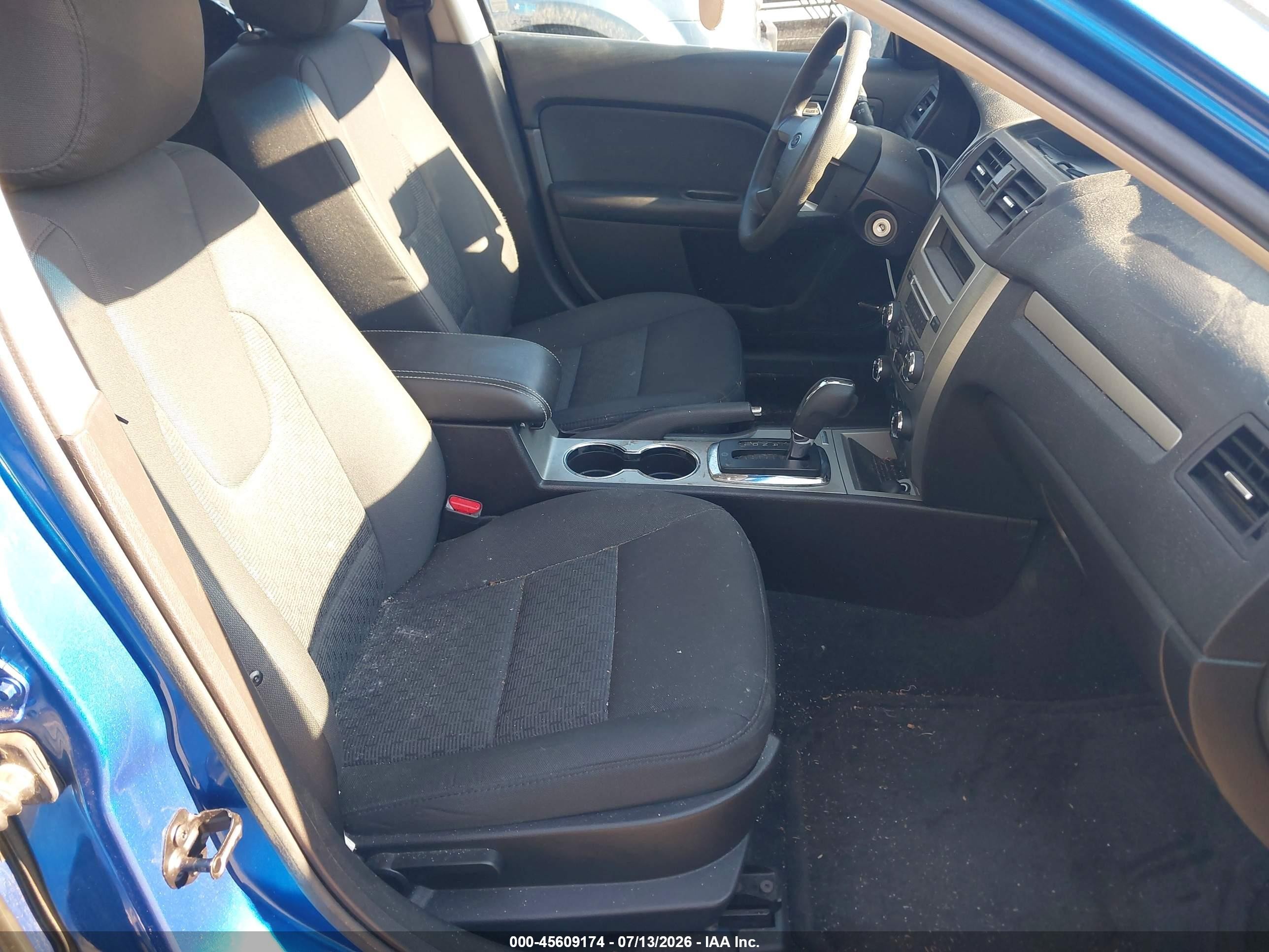 2012 Ford Fusion Se Blue vin: 3FAHP0HAXCR370314