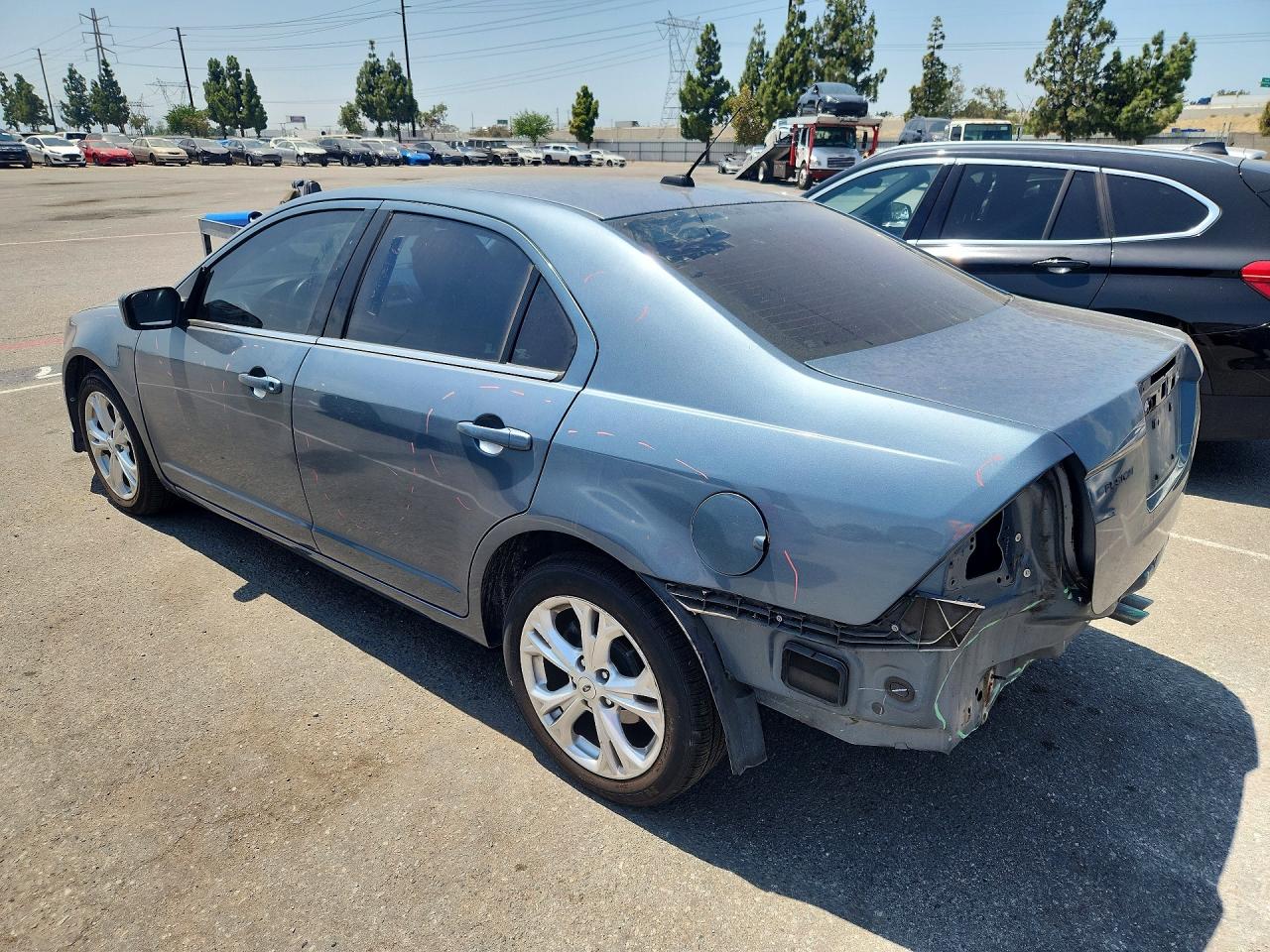 2012 Ford Fusion Se Blue vin: 3FAHP0HAXCR378235