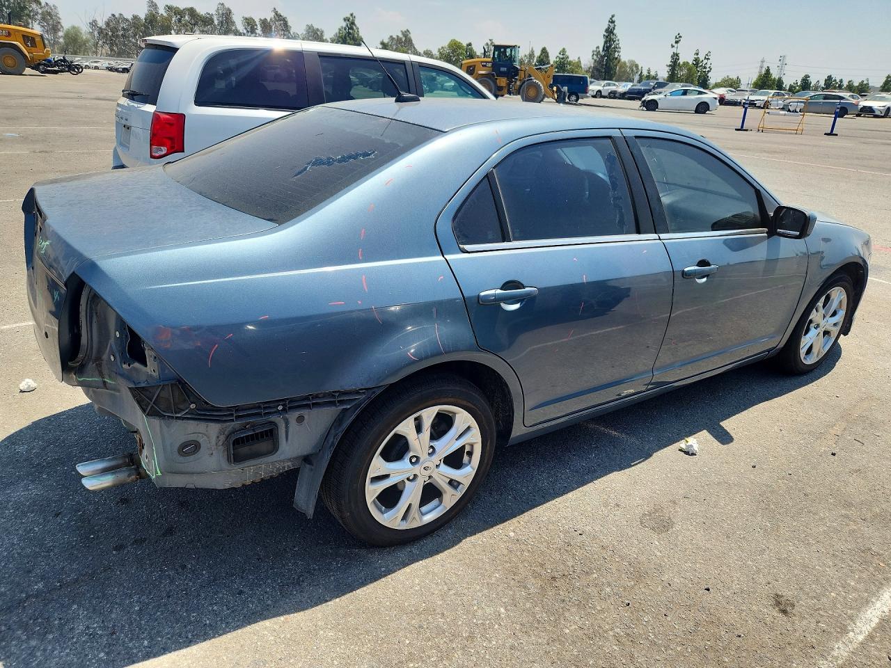 2012 Ford Fusion Se Blue vin: 3FAHP0HAXCR378235