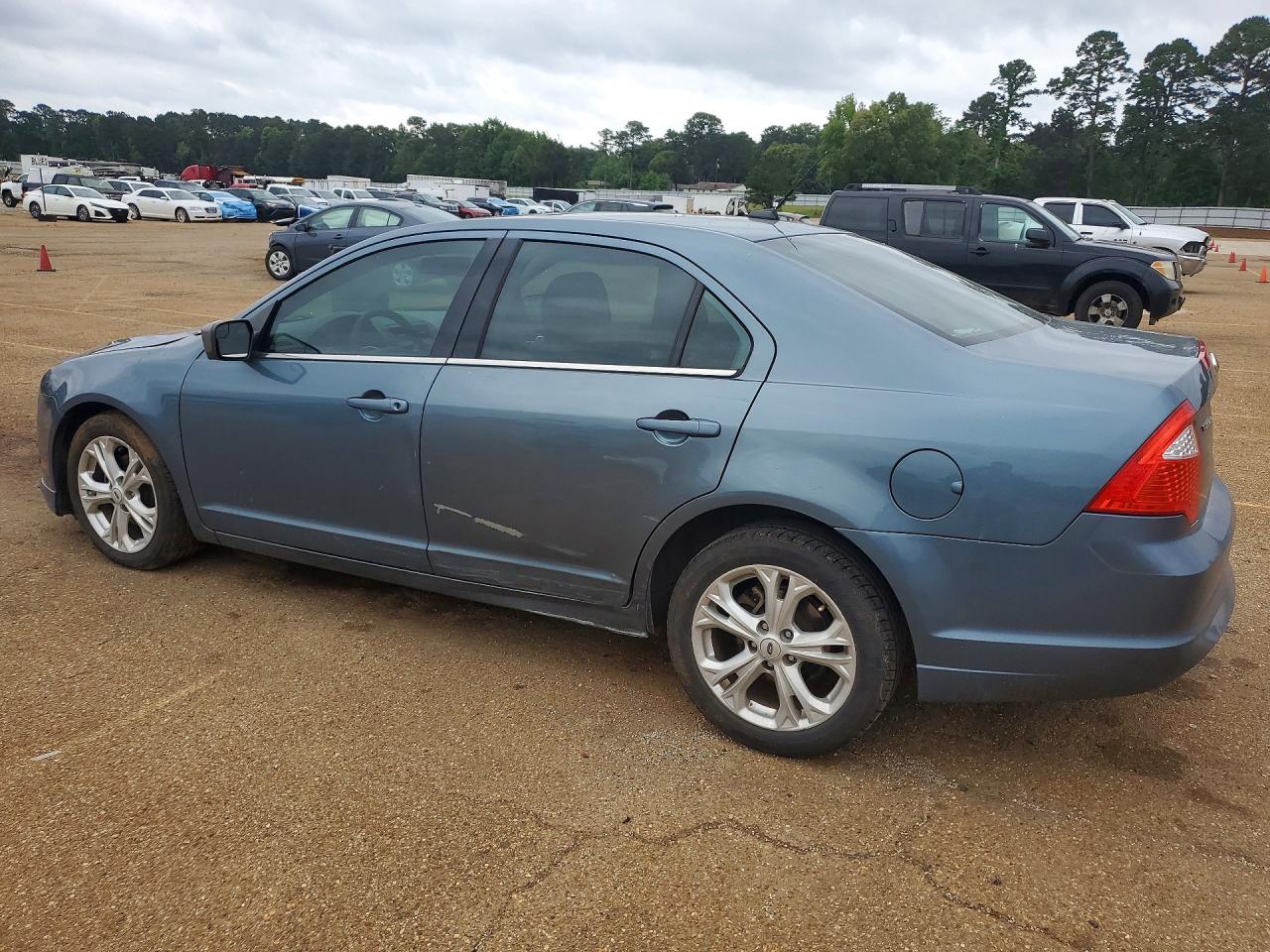 2012 Ford Fusion Se Синий vin: 3FAHP0HAXCR395083