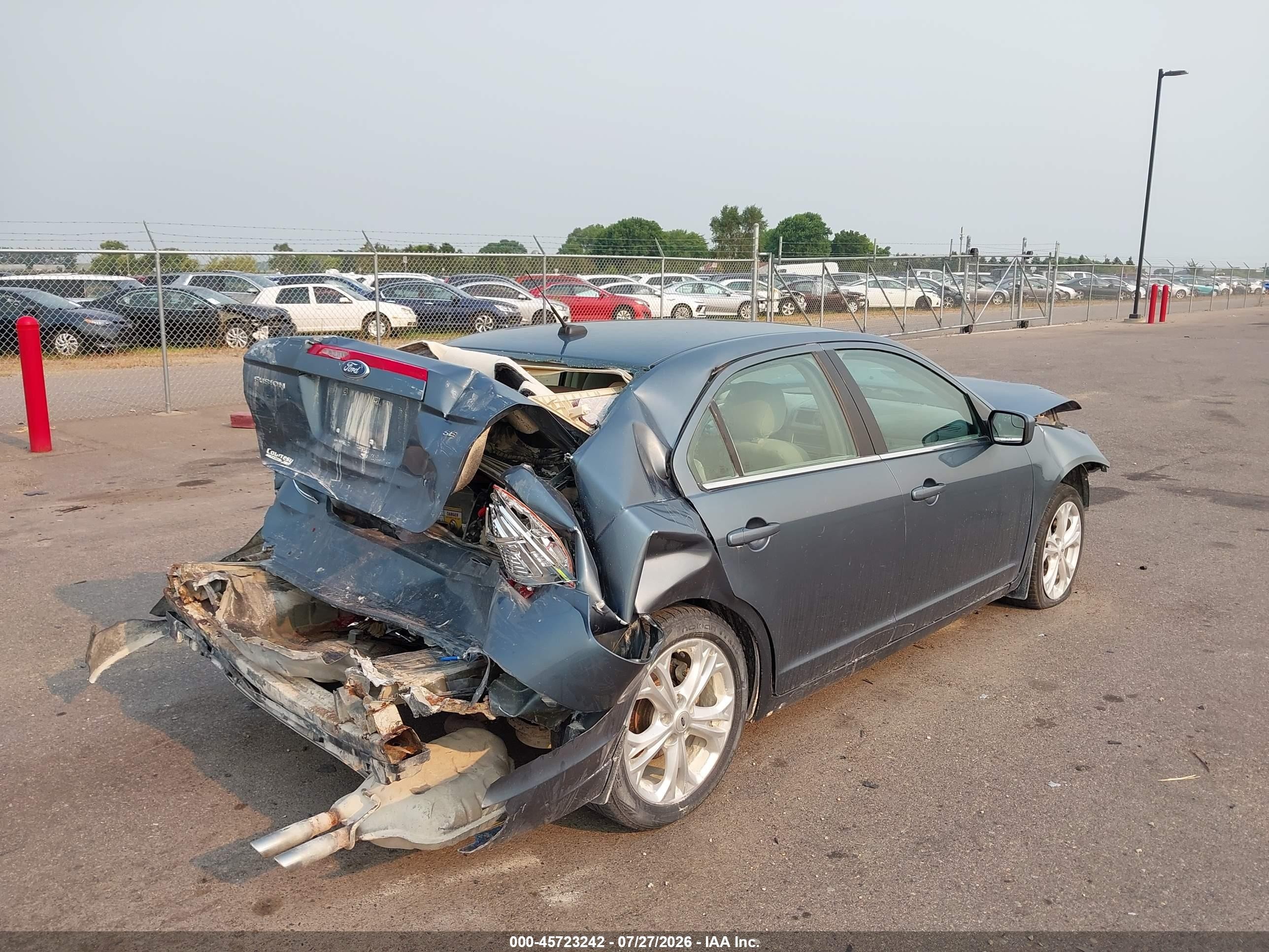 2012 Ford Fusion Se Серый vin: 3FAHP0HAXCR409533