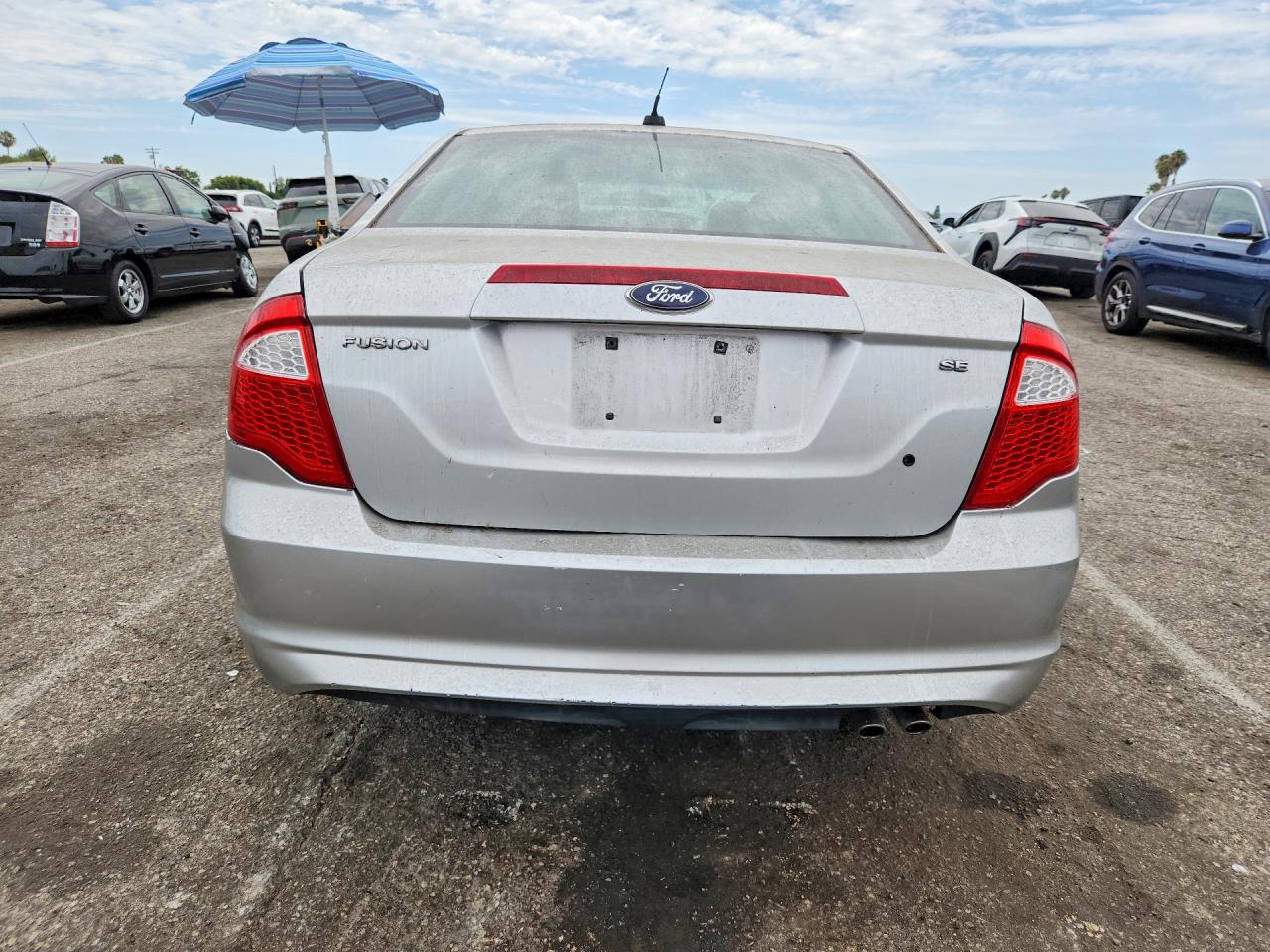 2012 Ford Fusion Se Silver vin: 3FAHP0HAXCR418457
