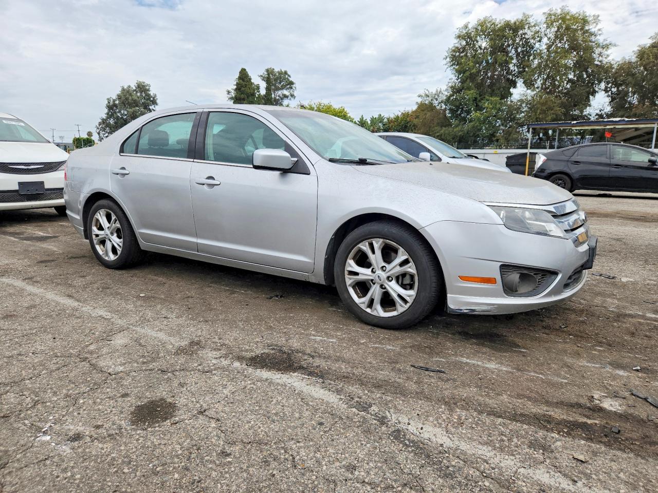2012 Ford Fusion Se Silver vin: 3FAHP0HAXCR418457