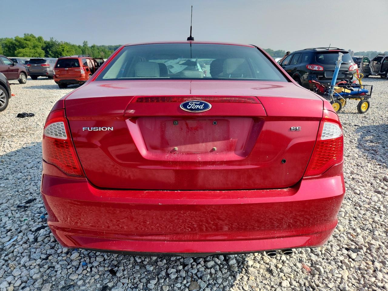 2012 Ford Fusion Se Красный vin: 3FAHP0HAXCR420158
