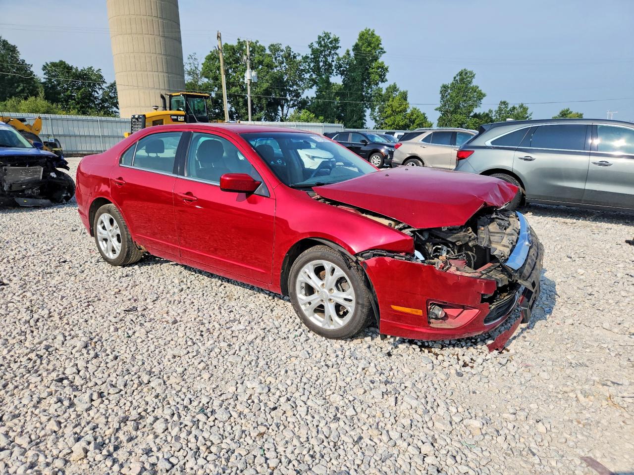2012 Ford Fusion Se Красный vin: 3FAHP0HAXCR420158
