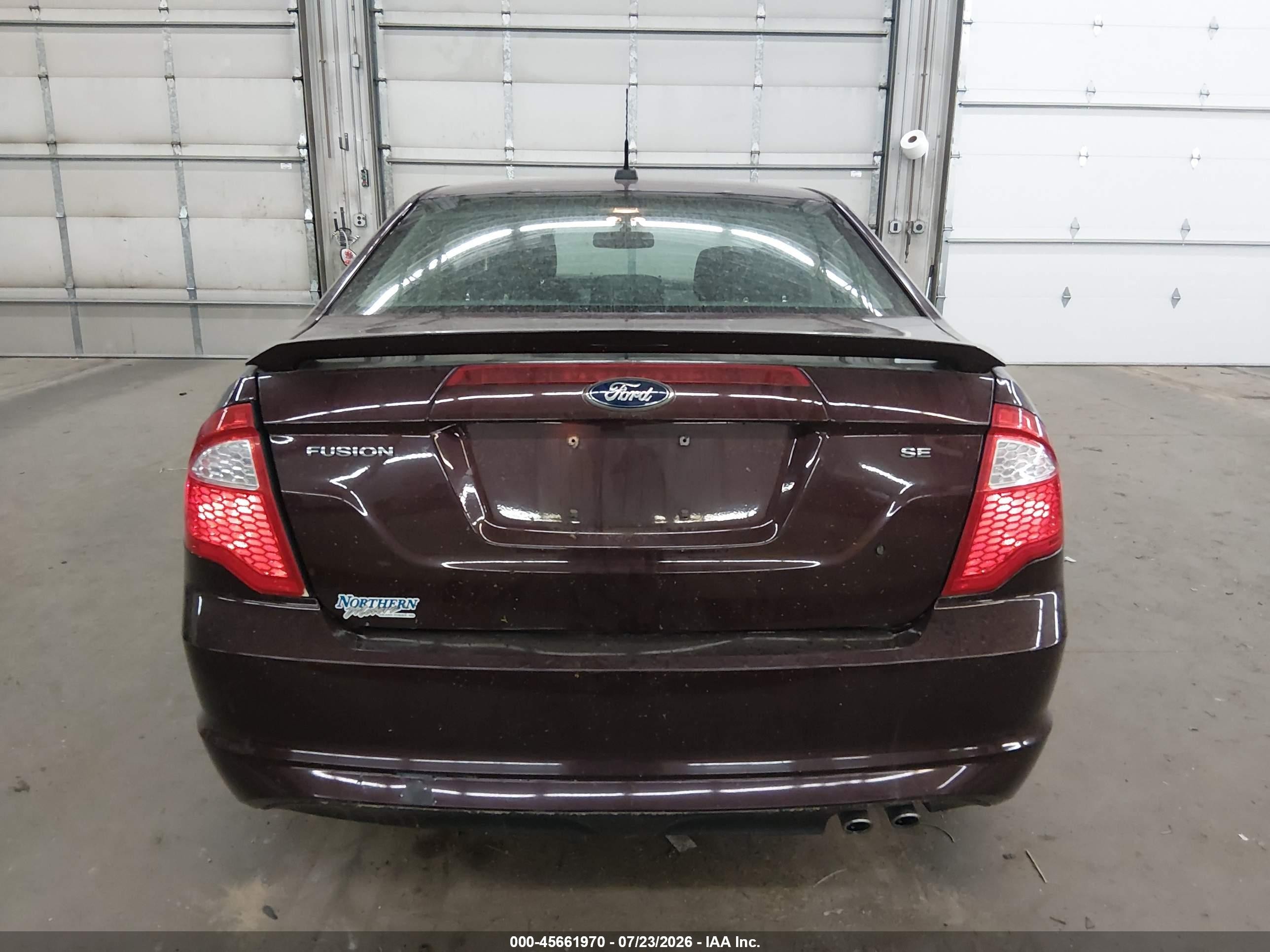 2012 Ford Fusion Se Maroon vin: 3FAHP0HAXCR430513