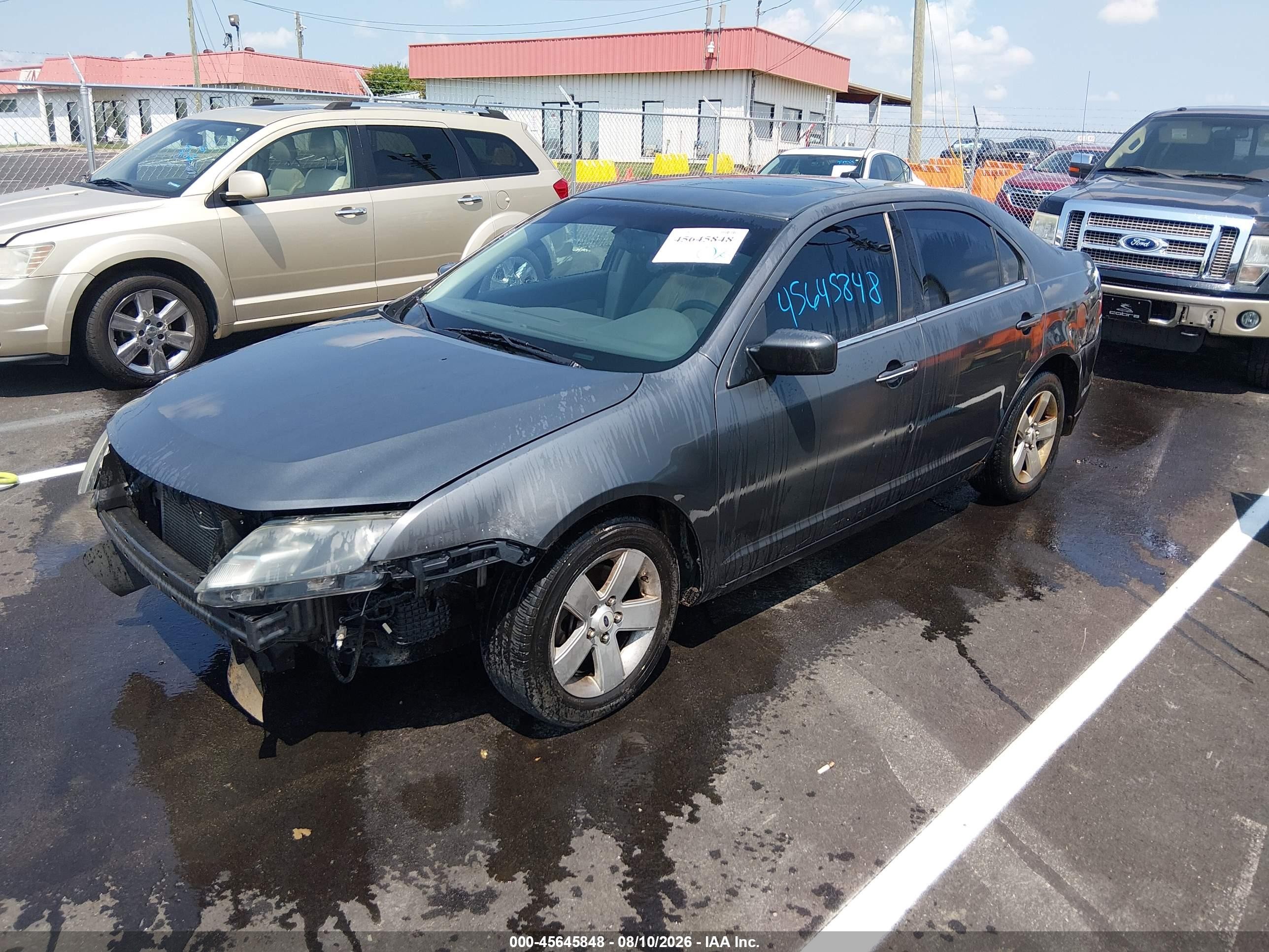 2010 Ford Fusion Se Gray vin: 3FAHP0HG1AR129145