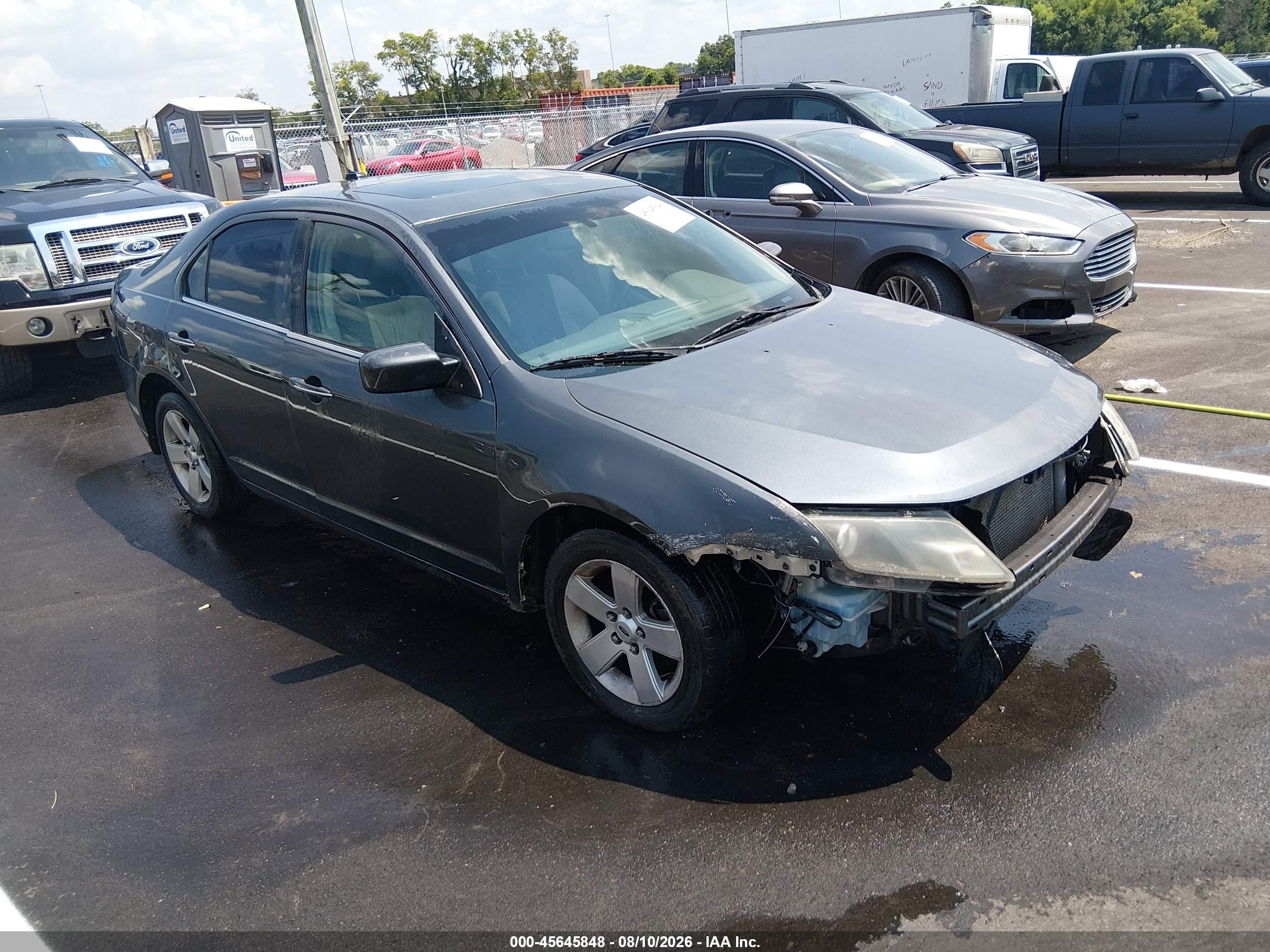 2010 Ford Fusion Se Gray vin: 3FAHP0HG1AR129145