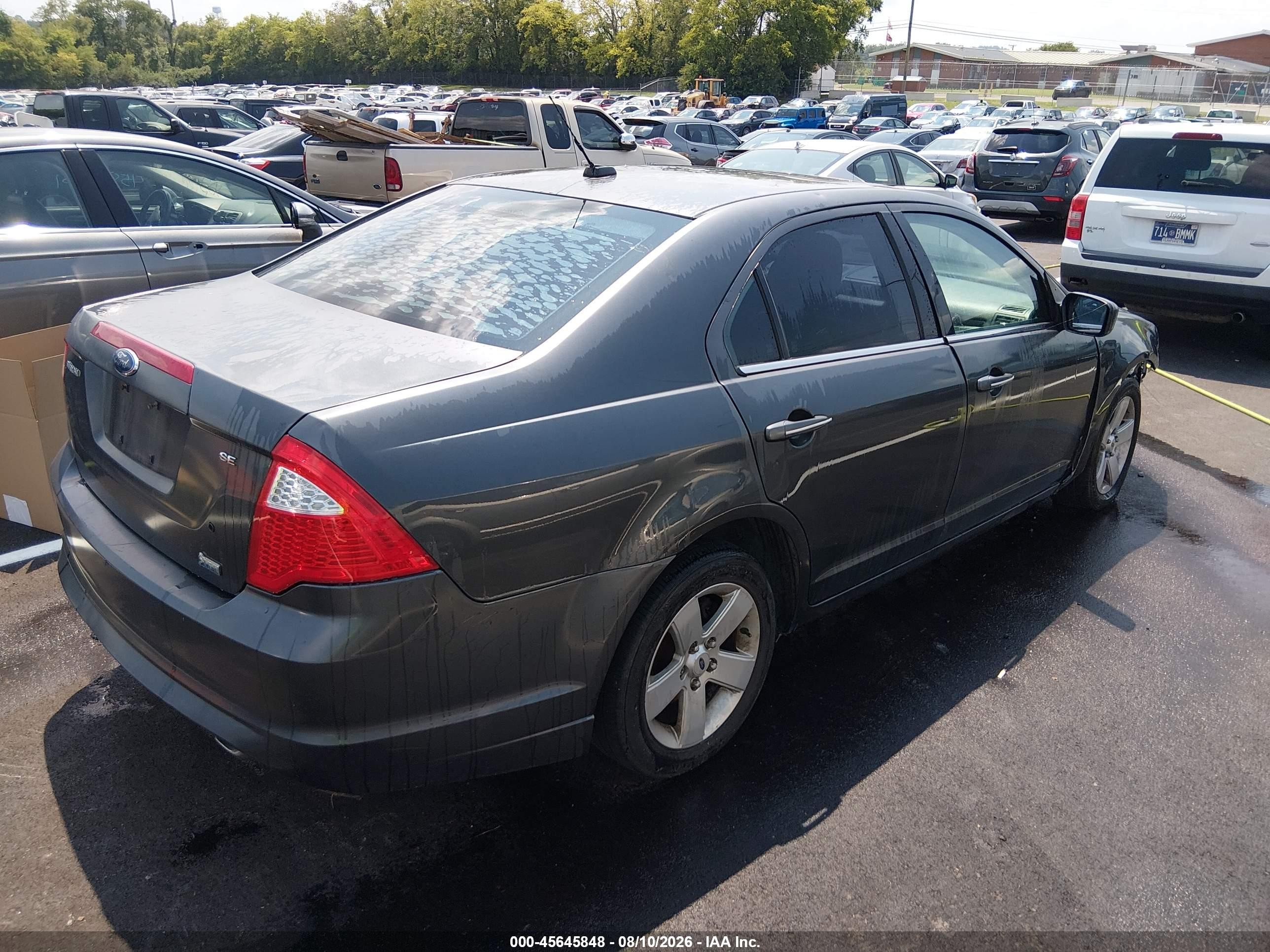 2010 Ford Fusion Se Gray vin: 3FAHP0HG1AR129145