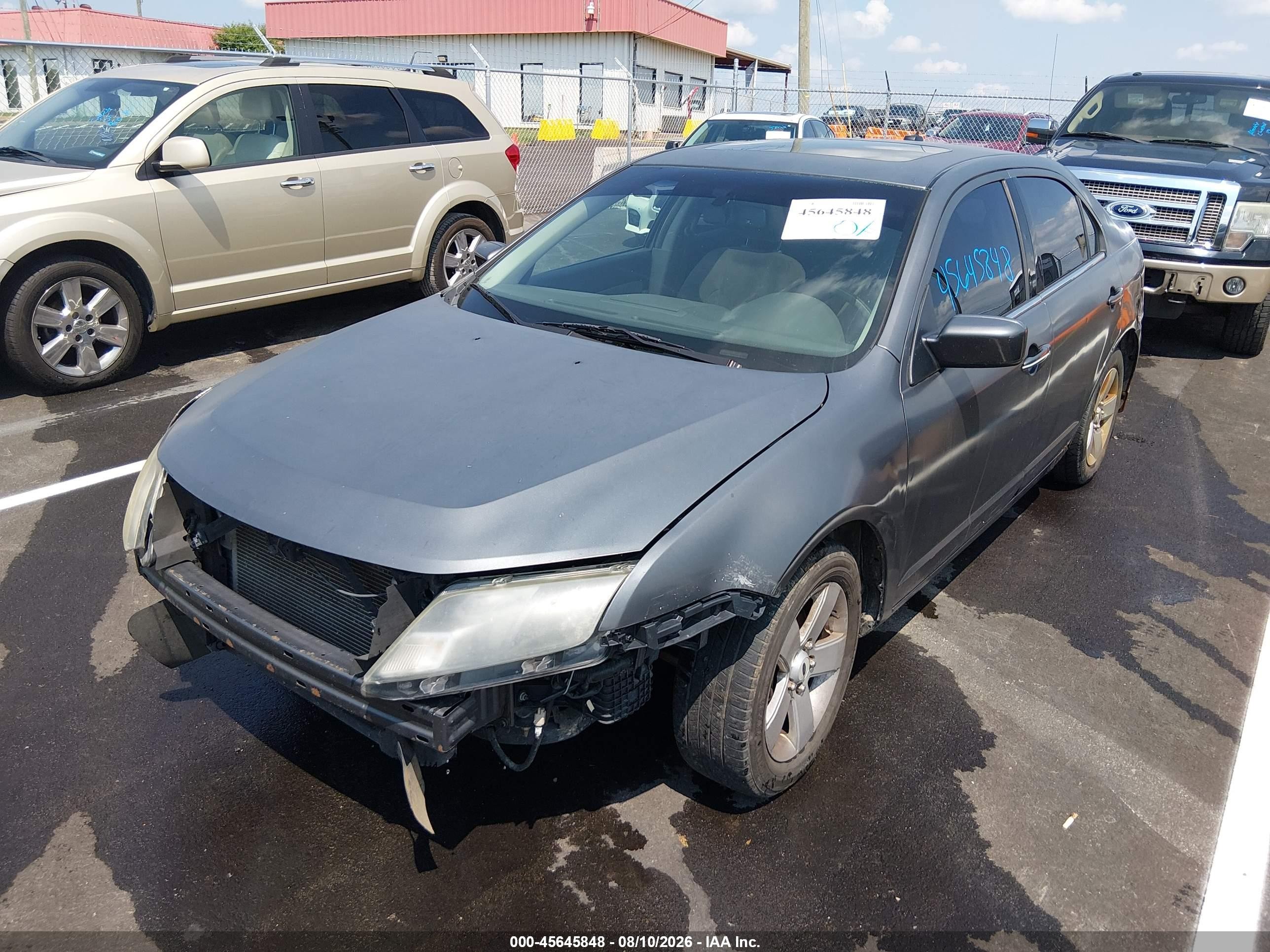 2010 Ford Fusion Se Gray vin: 3FAHP0HG1AR129145