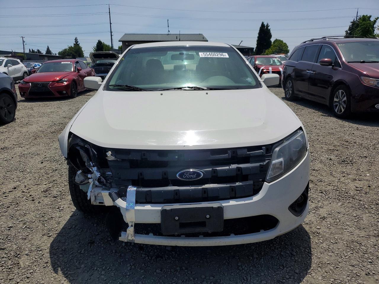 2010 Ford Fusion Se White vin: 3FAHP0HG1AR247325