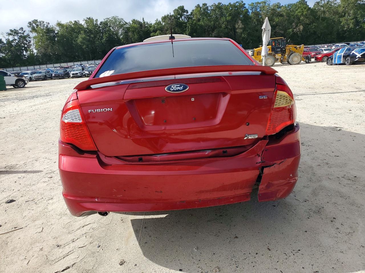 2010 Ford Fusion Se Red vin: 3FAHP0HG1AR349952
