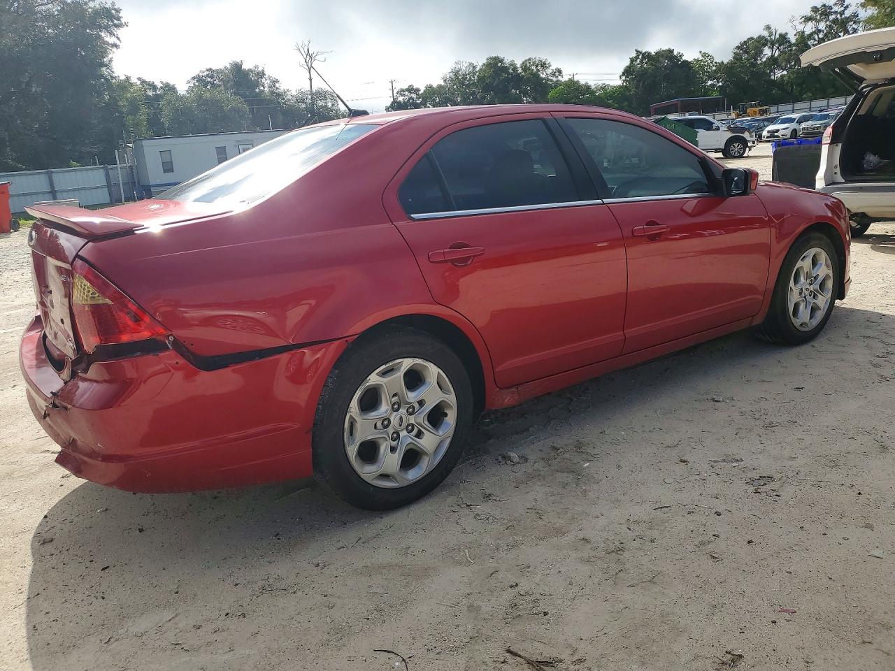2010 Ford Fusion Se Red vin: 3FAHP0HG1AR349952