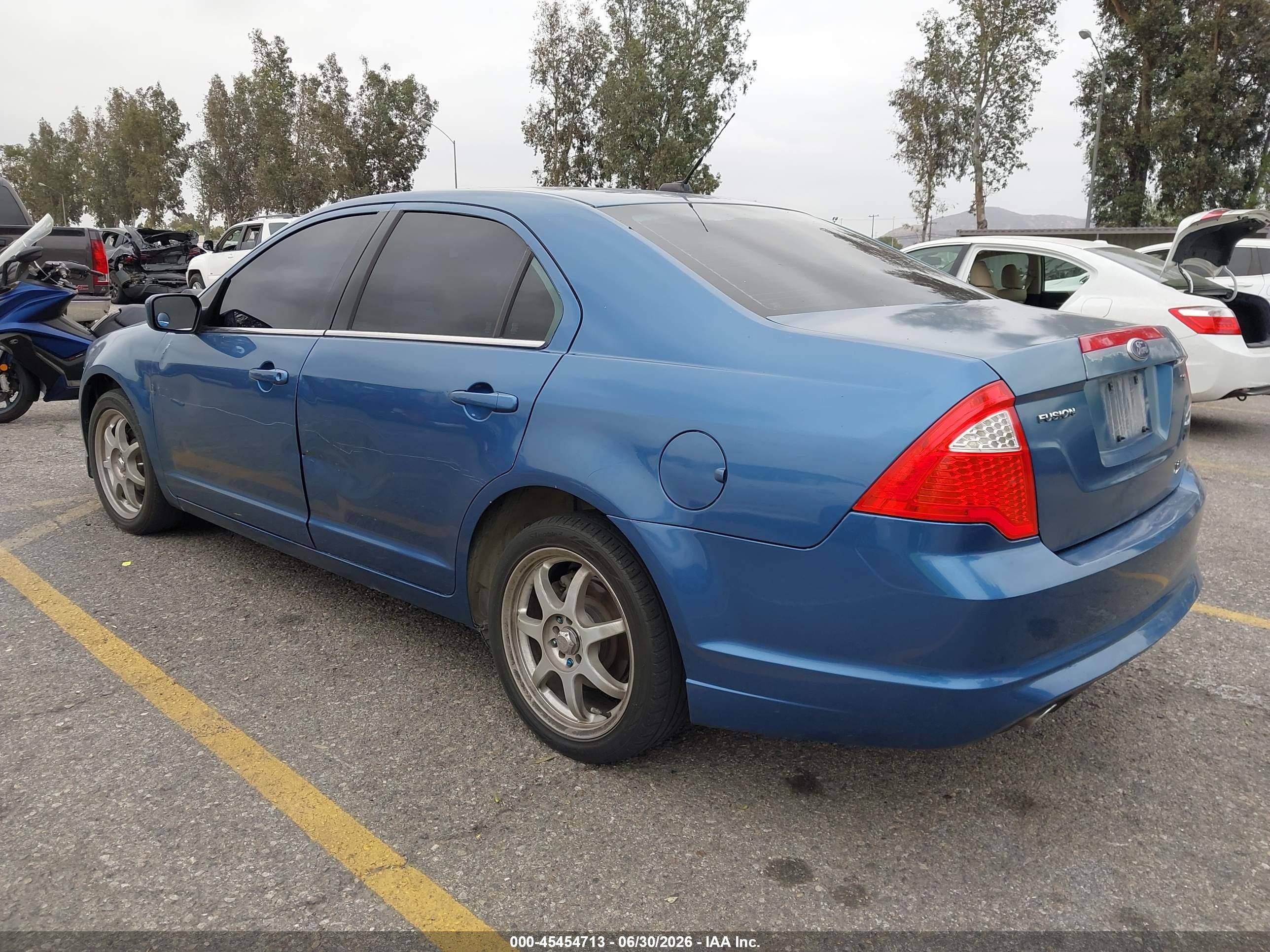 2010 Ford Fusion Se Blue vin: 3FAHP0HG1AR362281